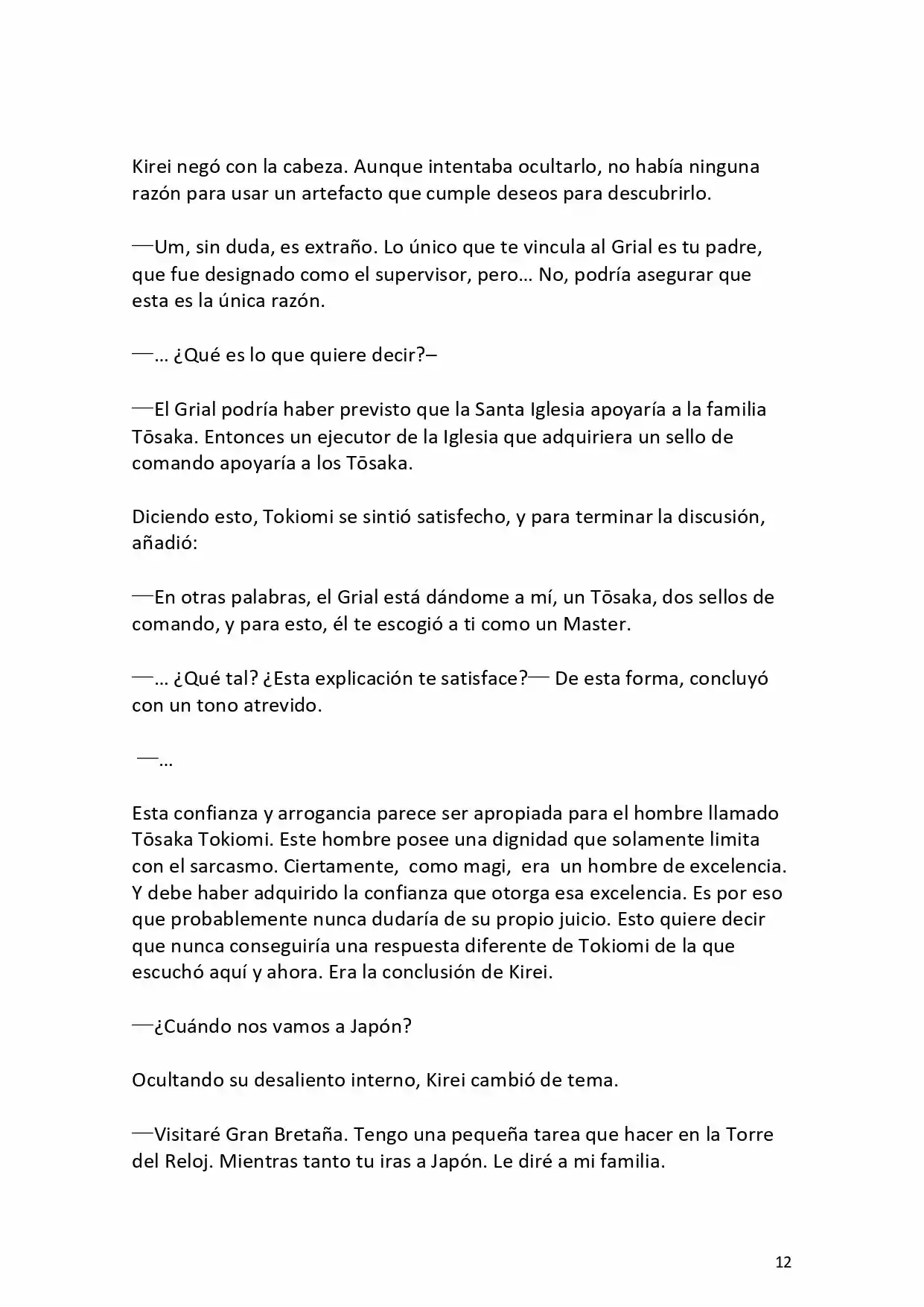 Fate Zero Novela capítulo 0.20 página 13