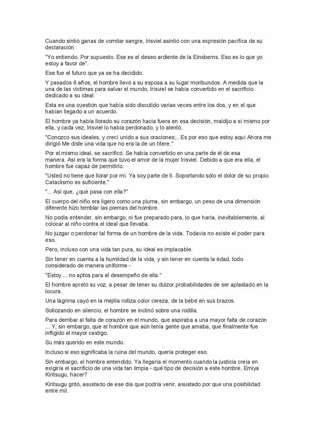 Fate Zero Novela capítulo 1 página 4