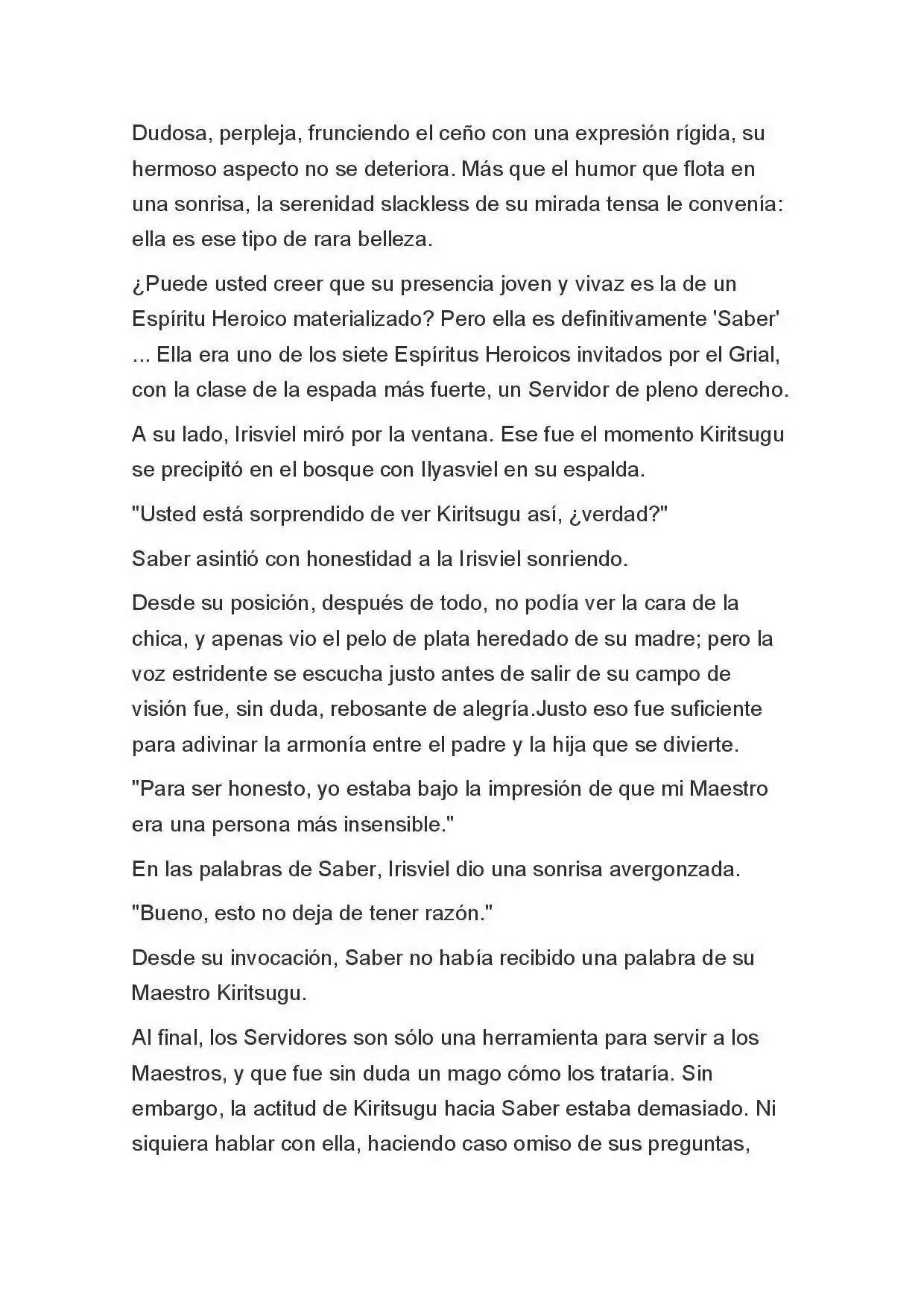 Fate Zero Novela capítulo 10 página 6