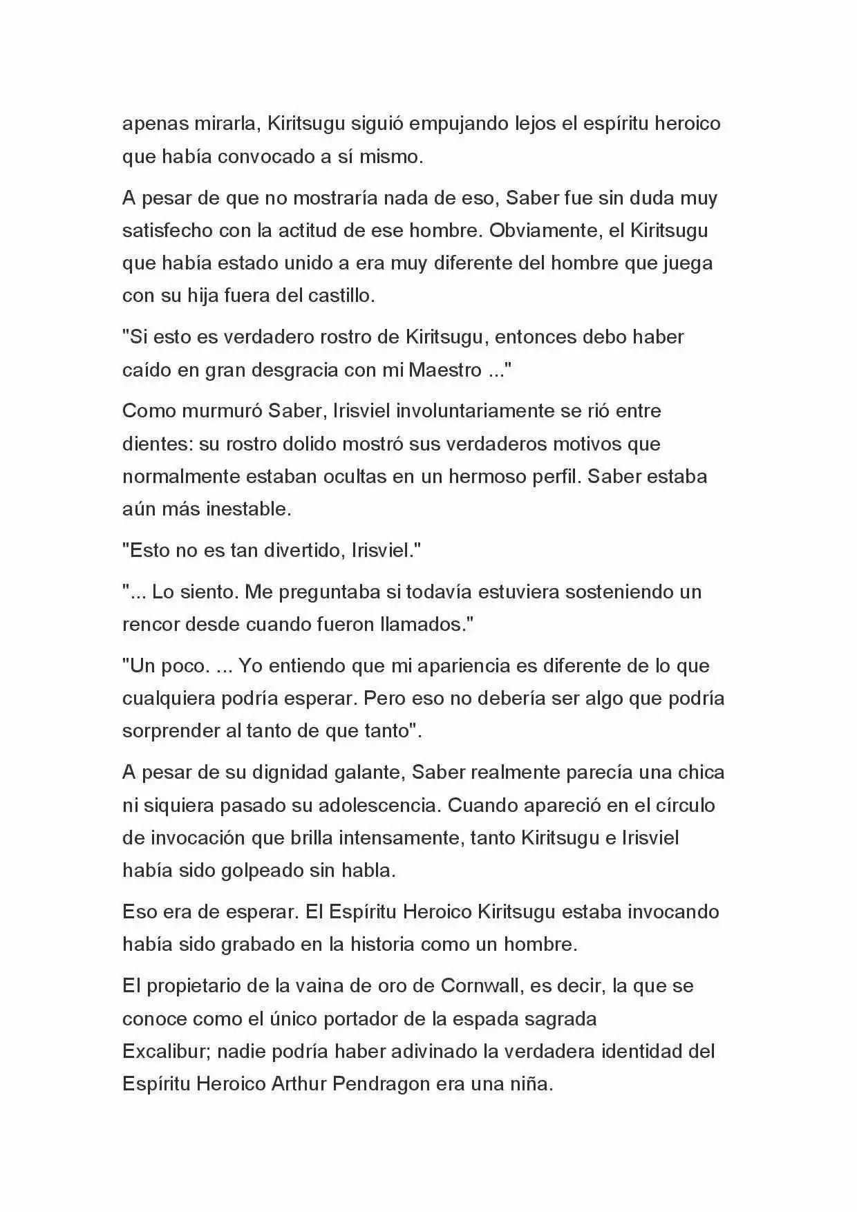 Fate Zero Novela capítulo 10 página 7