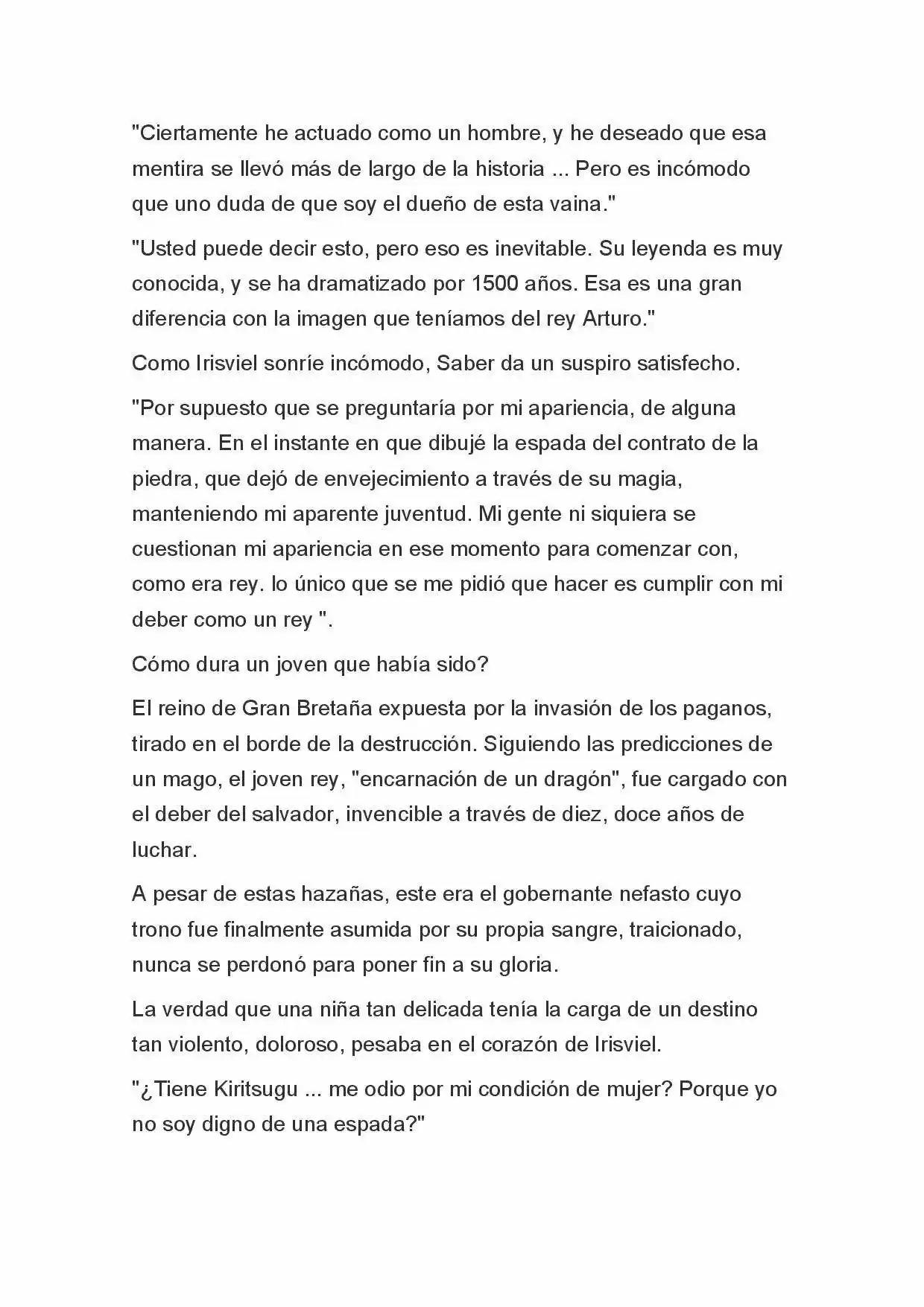 Fate Zero Novela capítulo 10 página 8