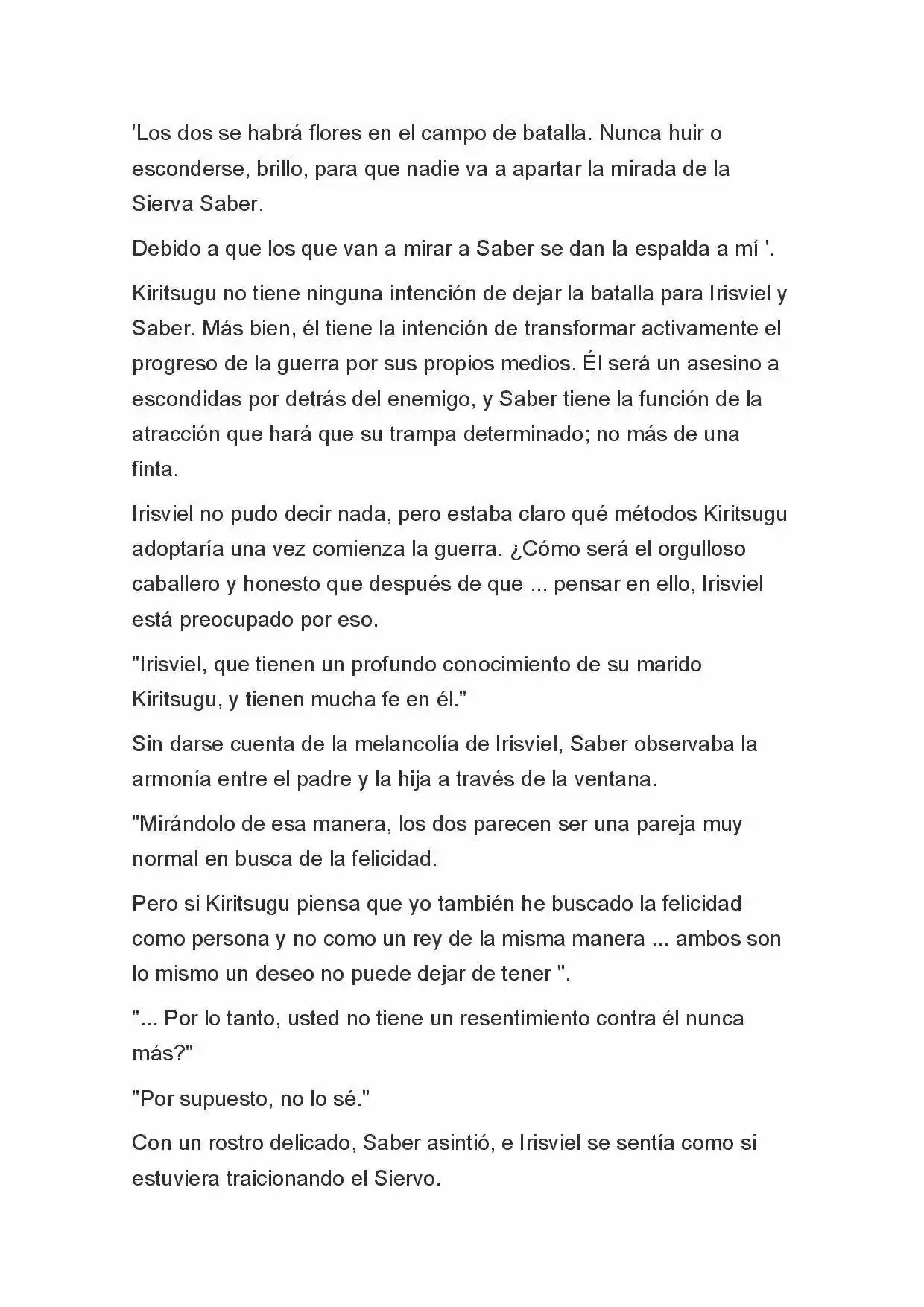 Fate Zero Novela capítulo 10 página 14