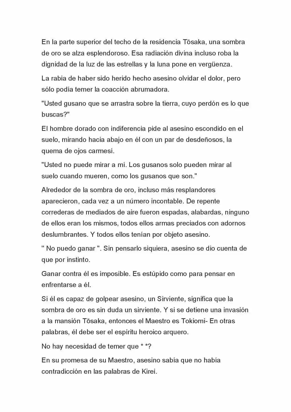 Fate Zero Novela capítulo 12 página 4