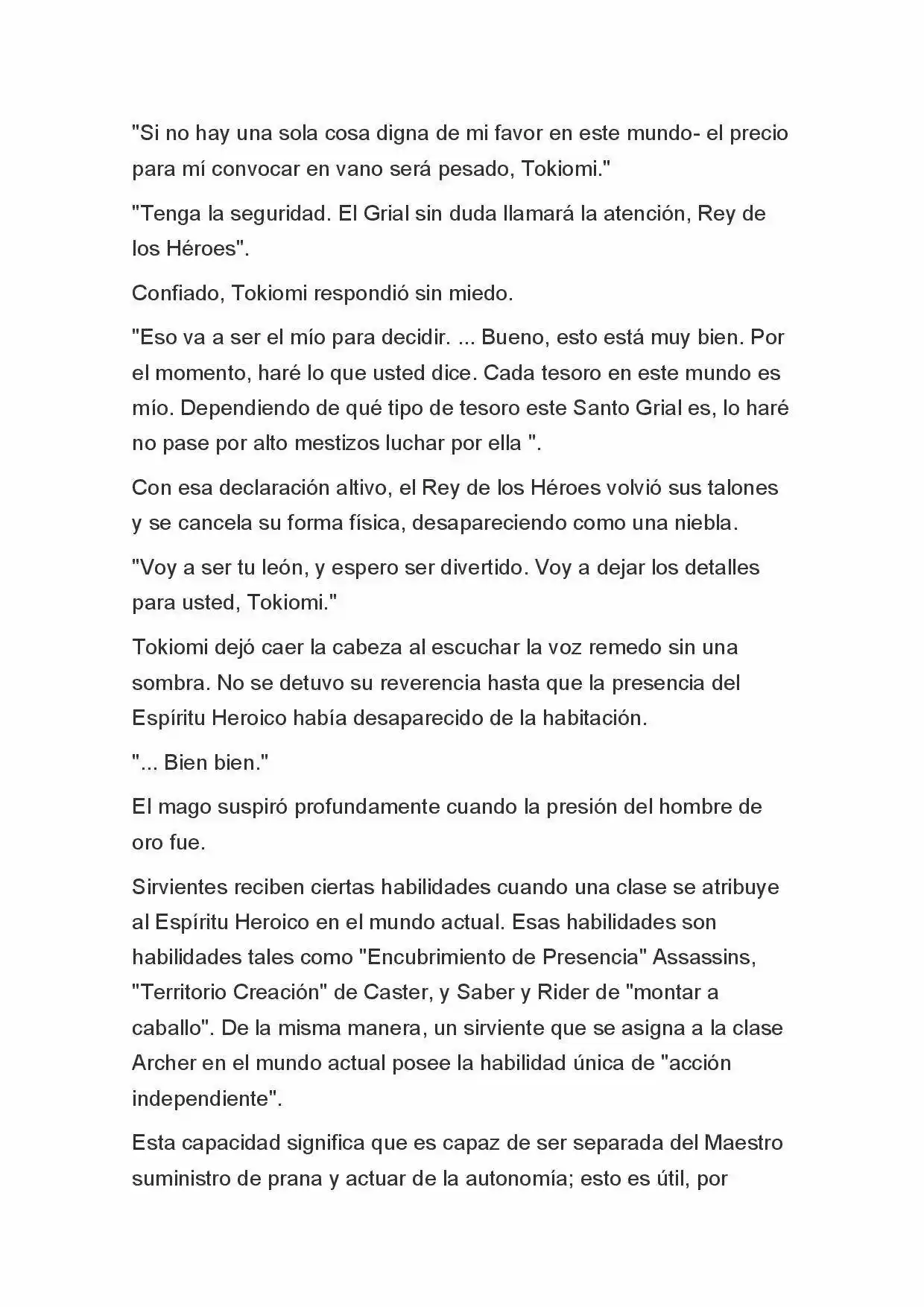 Fate Zero Novela capítulo 12 página 8