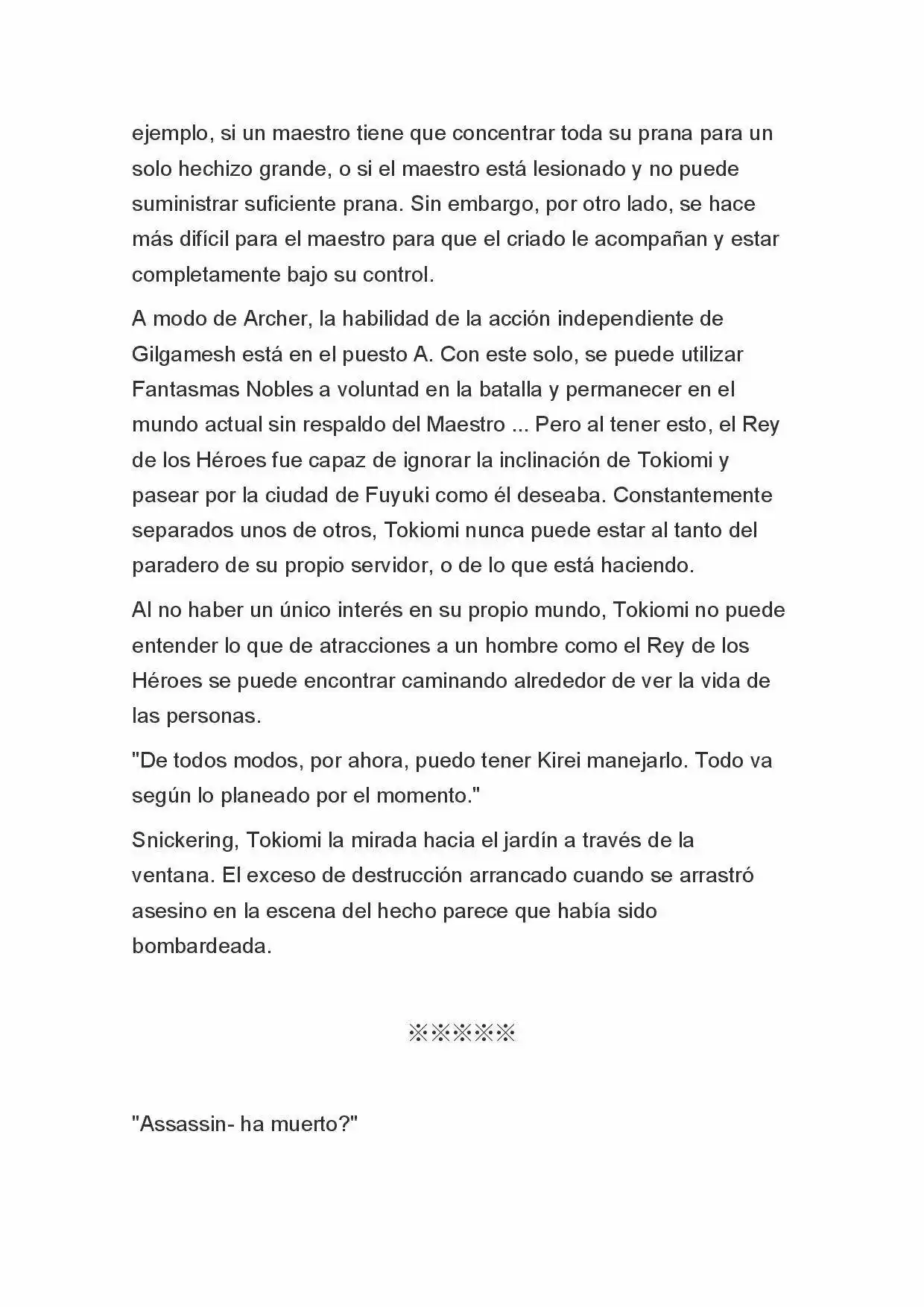 Fate Zero Novela capítulo 12 página 9