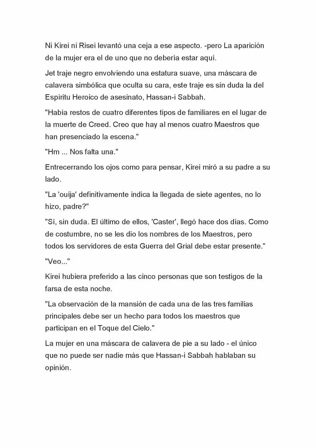 Fate Zero Novela capítulo 12 página 19