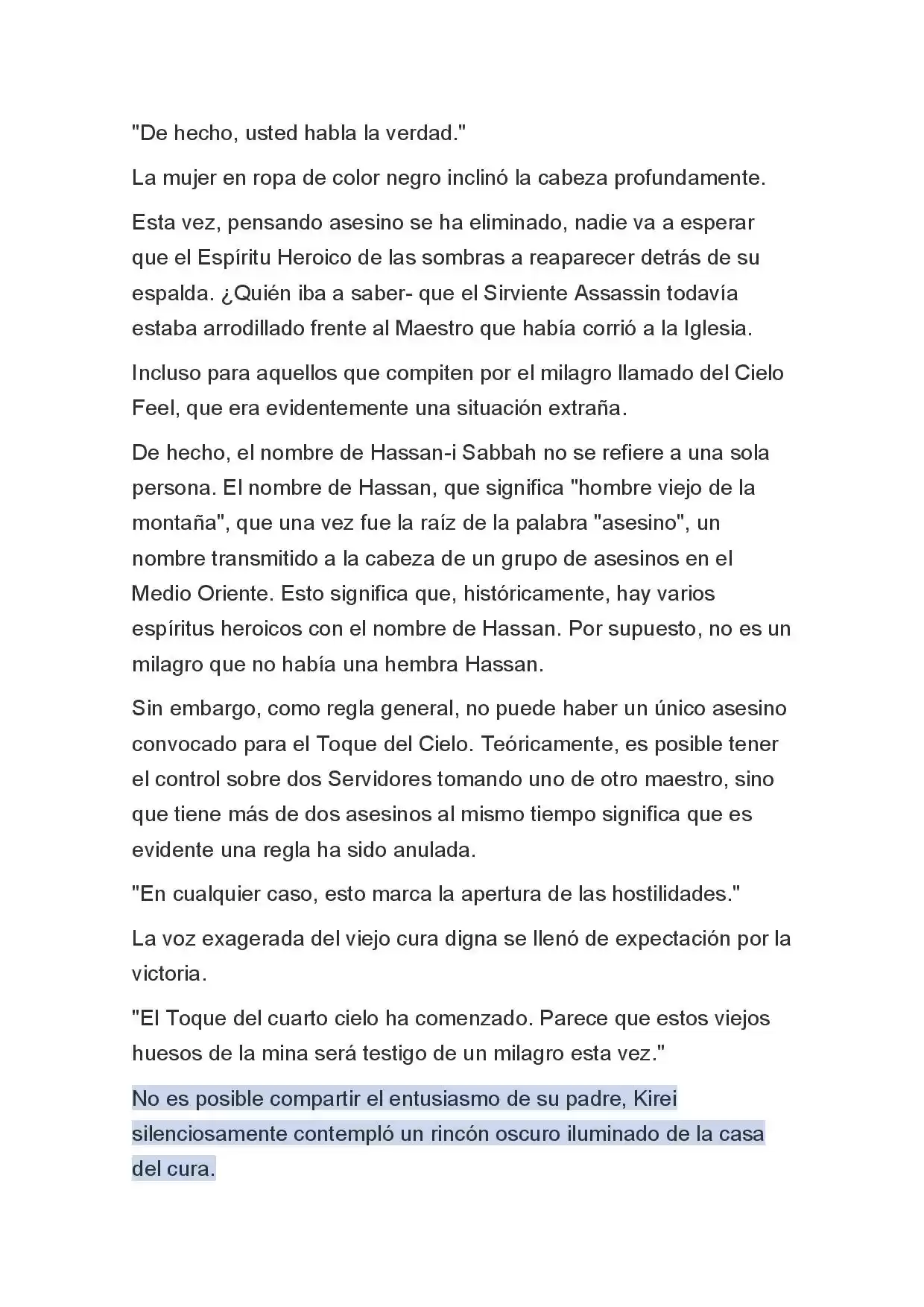 Fate Zero Novela capítulo 12 página 21