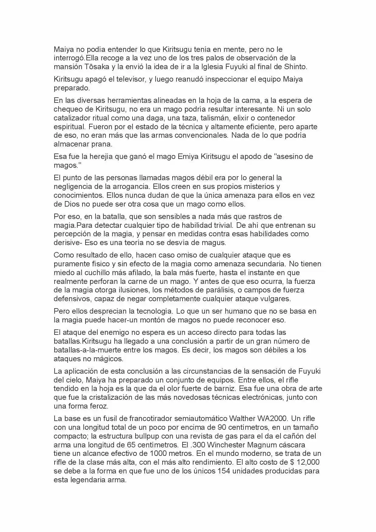 Fate Zero Novela capítulo 13 página 5