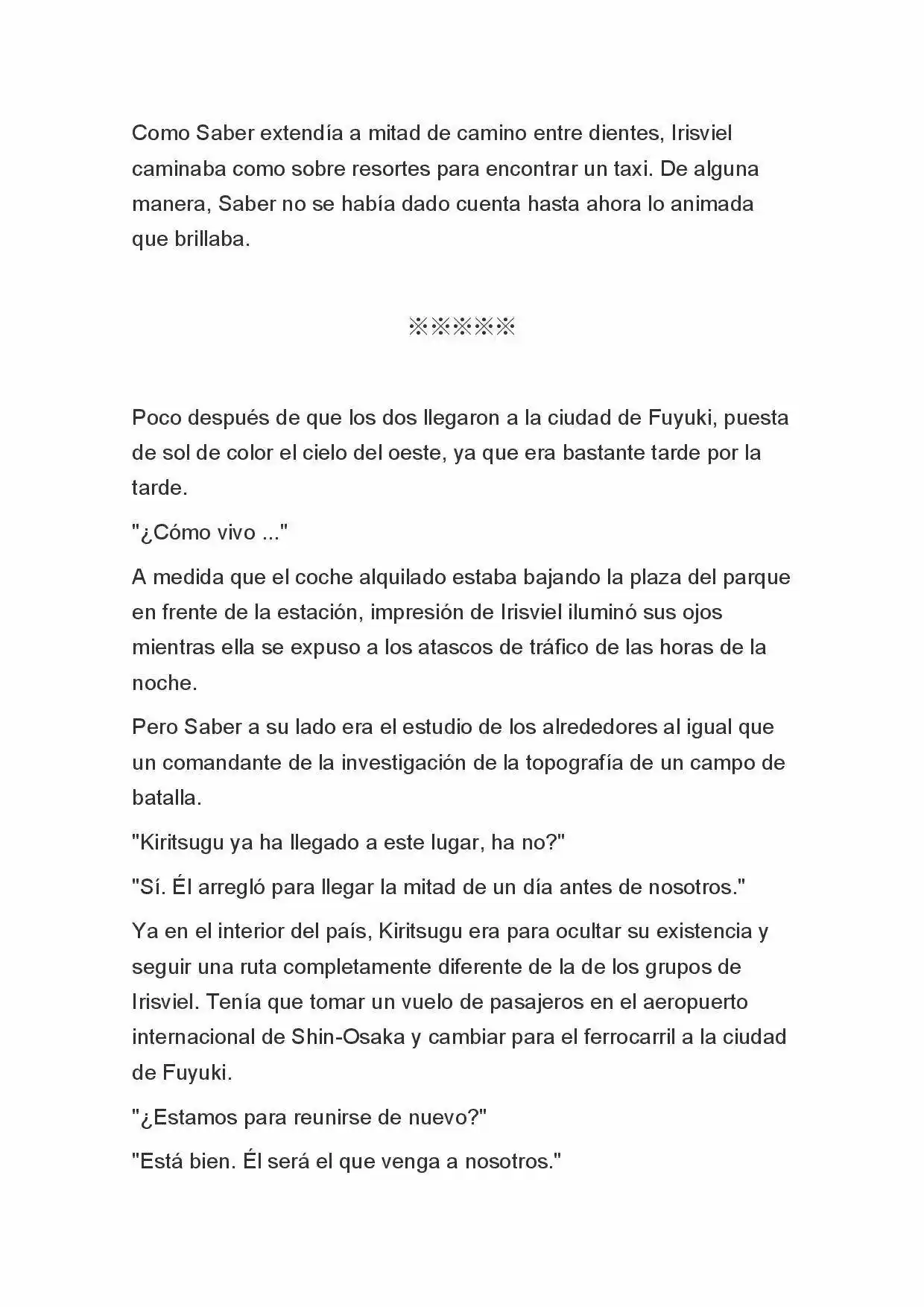 Fate Zero Novela capítulo 14 página 7