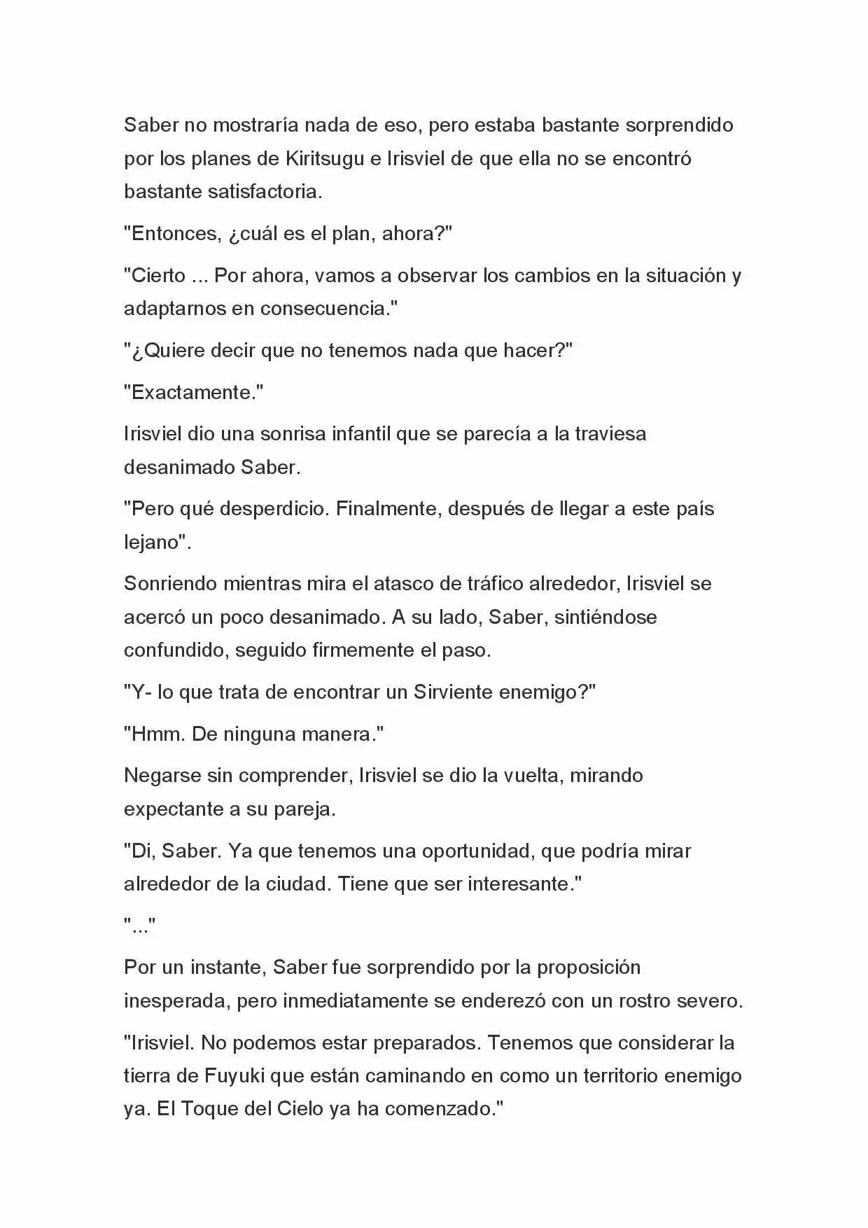 Fate Zero Novela capítulo 14 página 8