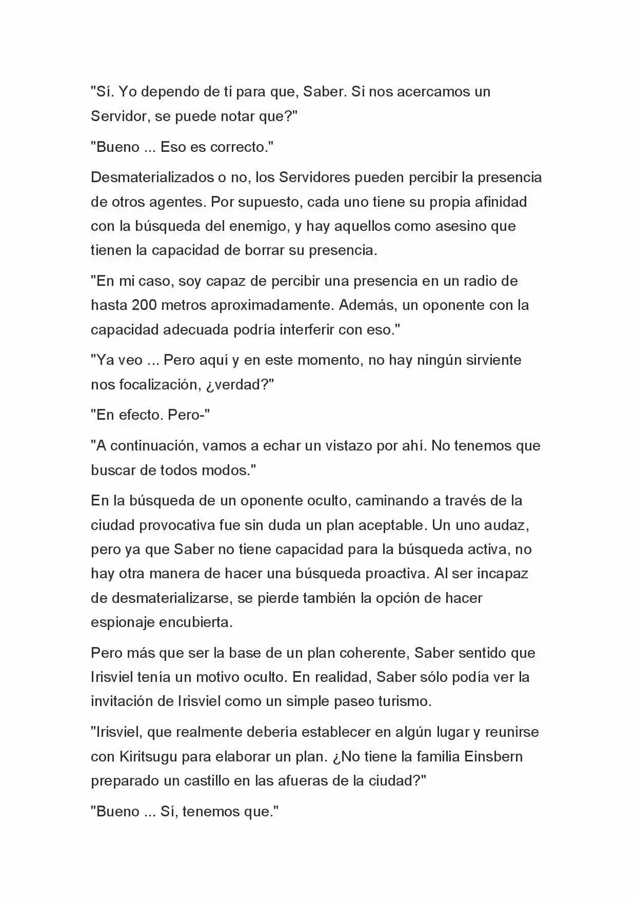 Fate Zero Novela capítulo 14 página 9