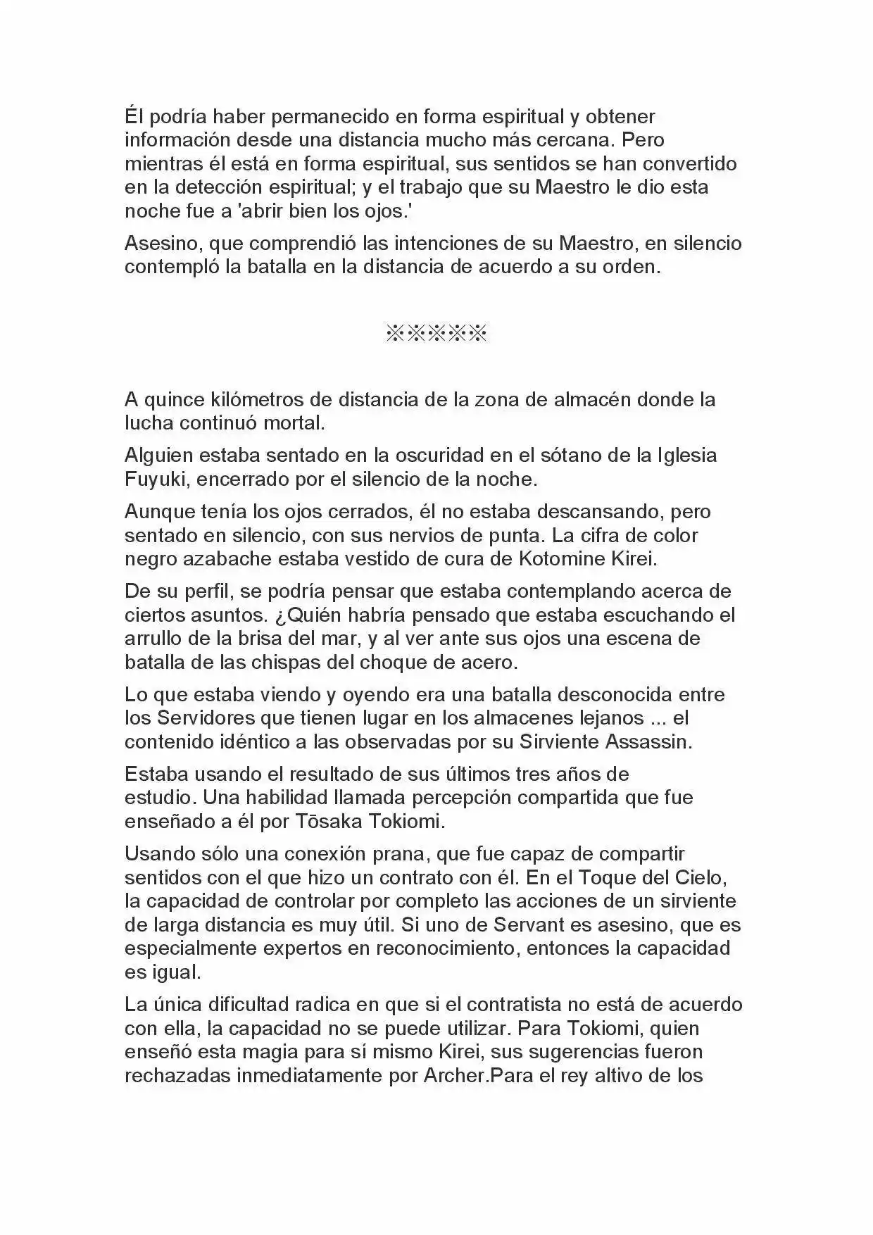Fate Zero Novela capítulo 16 página 7
