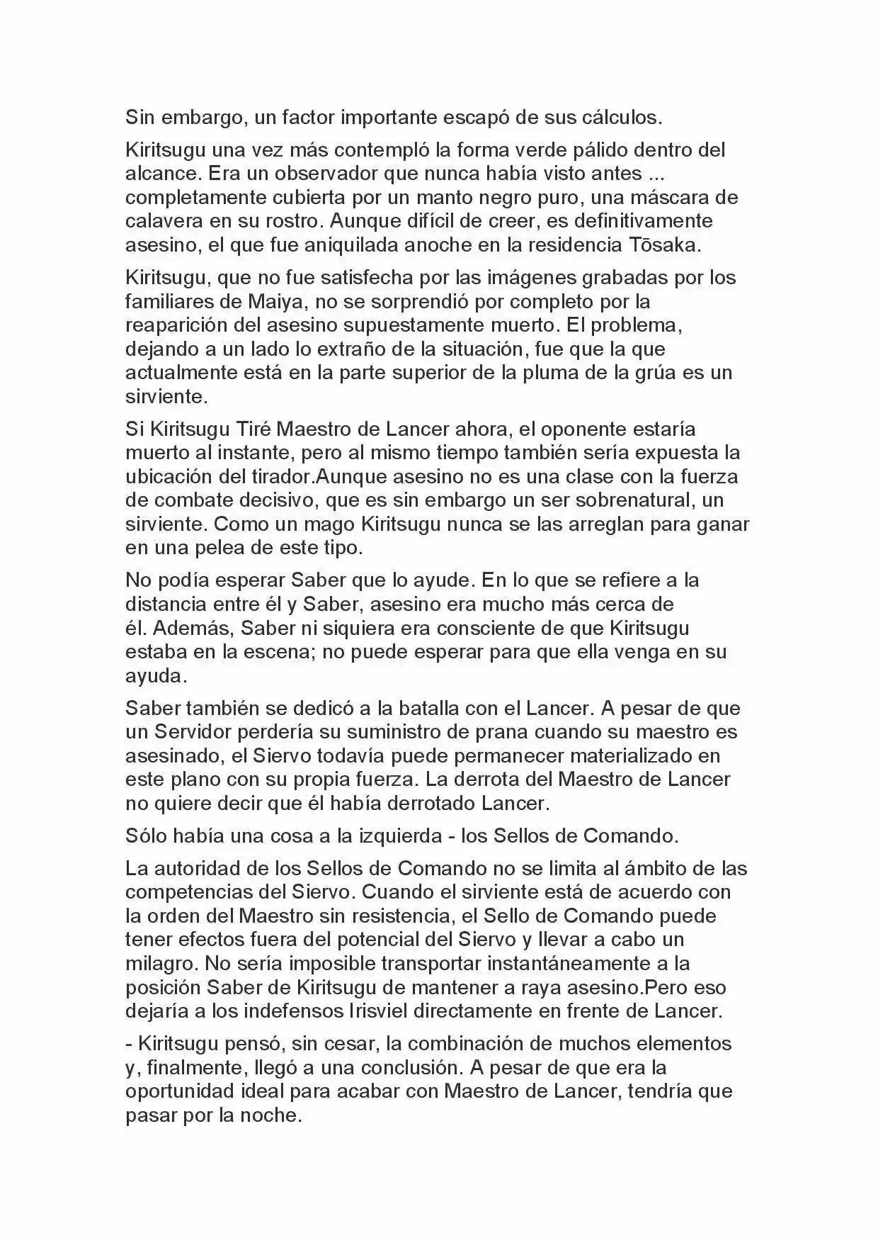 Fate Zero Novela capítulo 16 página 12