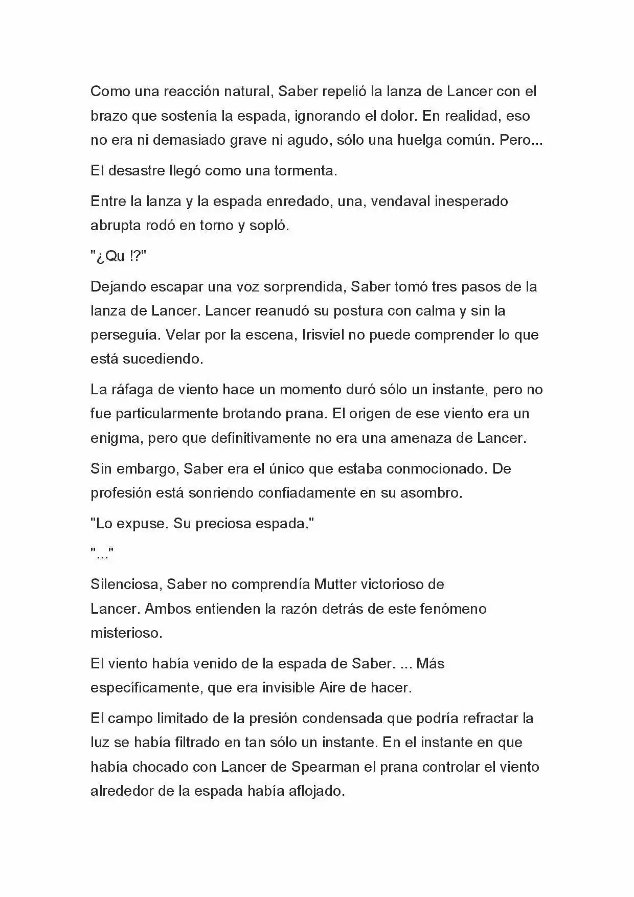 Fate Zero Novela capítulo 17 página 5