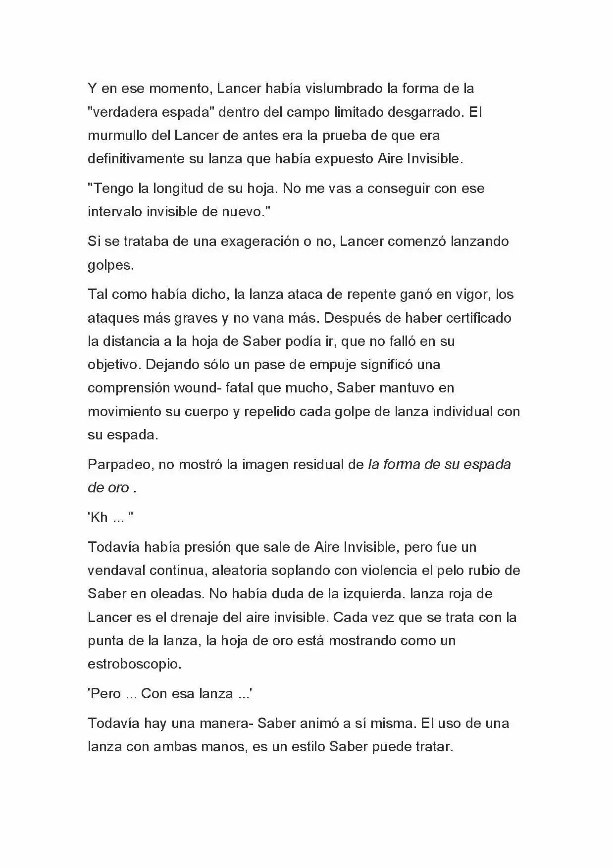 Fate Zero Novela capítulo 17 página 6