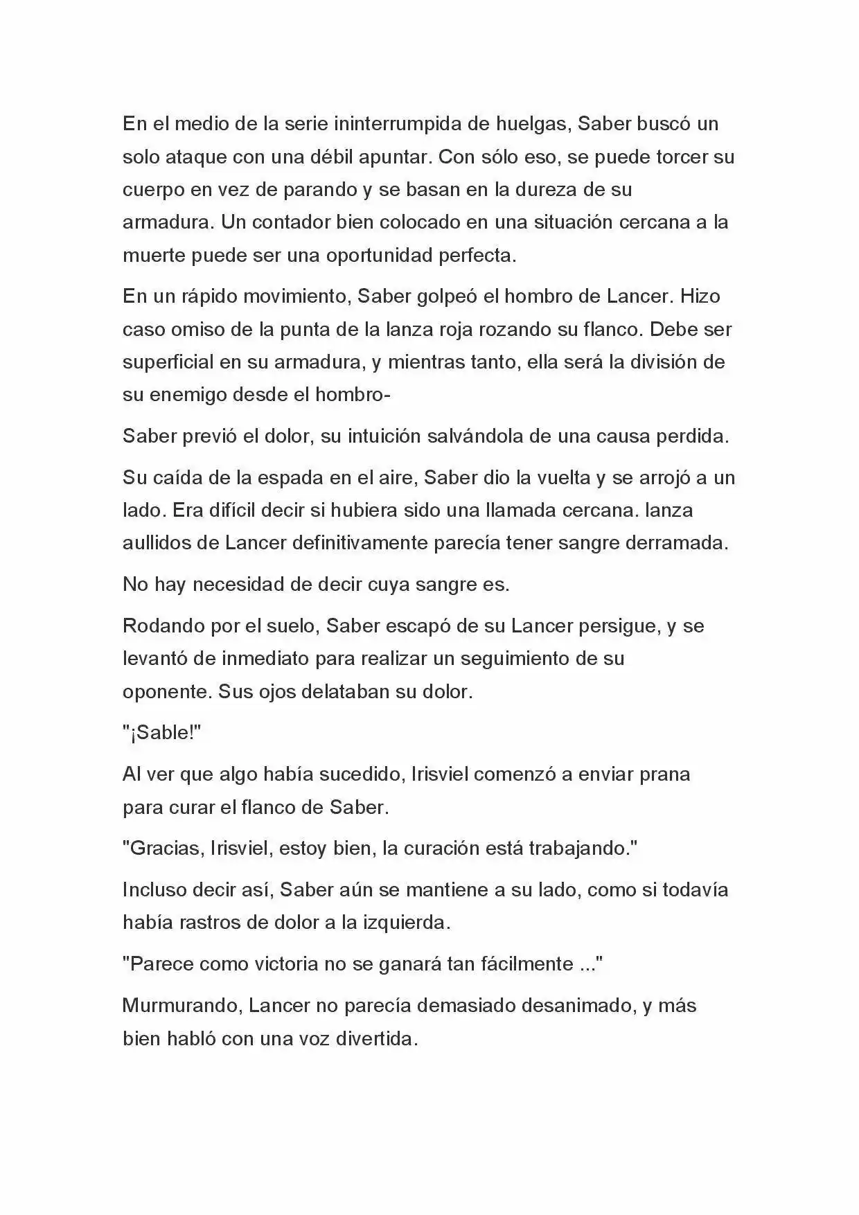 Fate Zero Novela capítulo 17 página 7