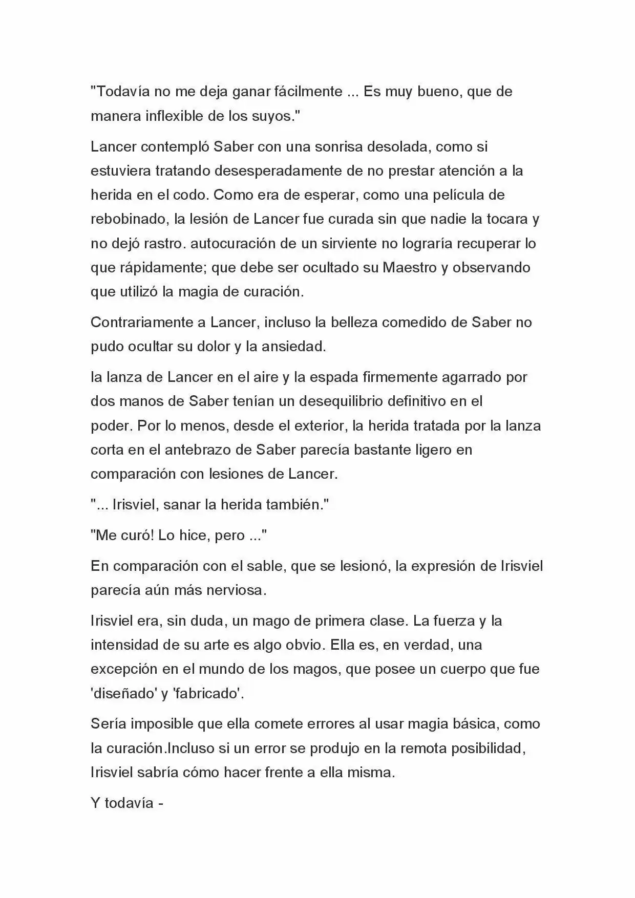Fate Zero Novela capítulo 18 página 5