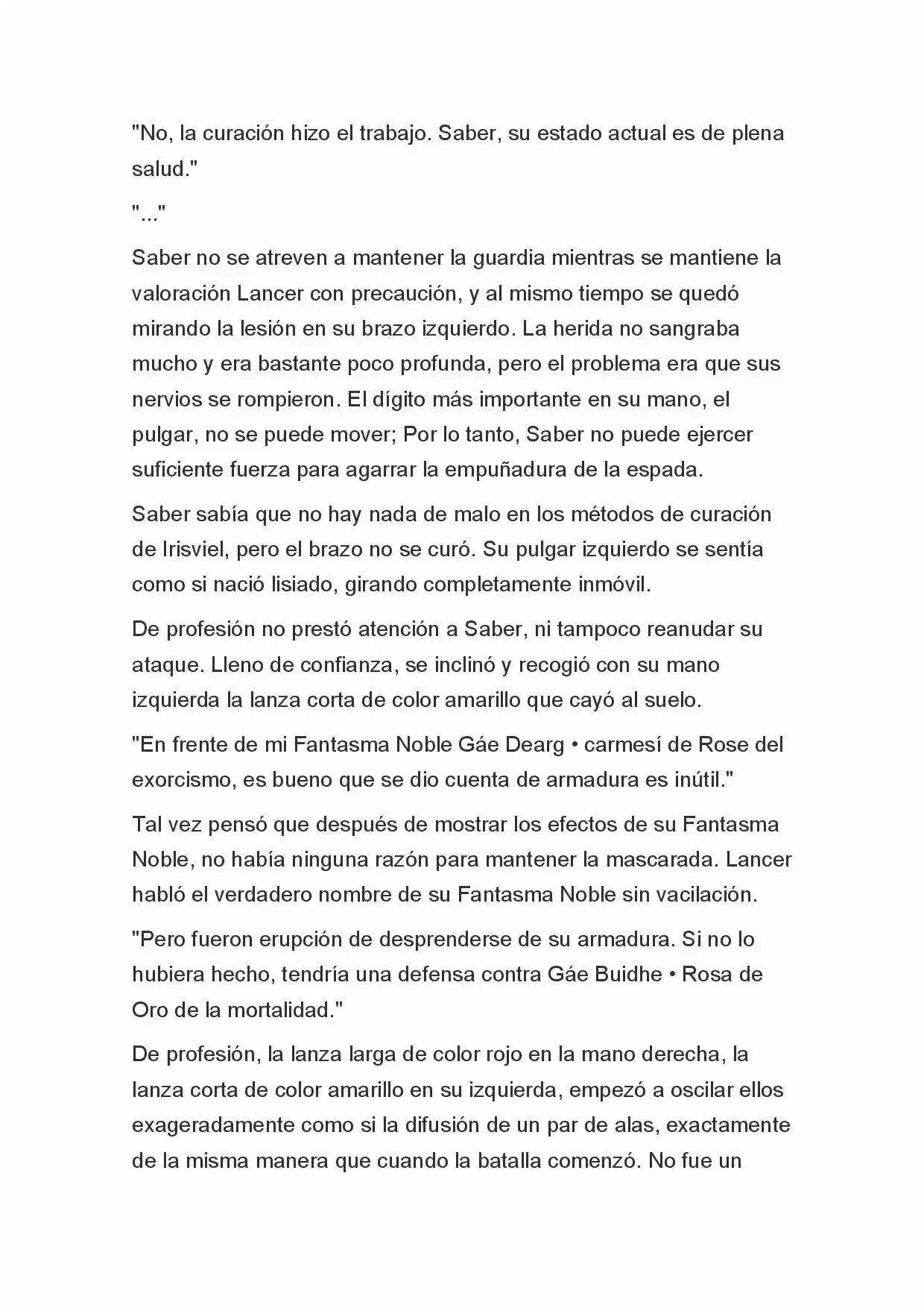 Fate Zero Novela capítulo 18 página 6