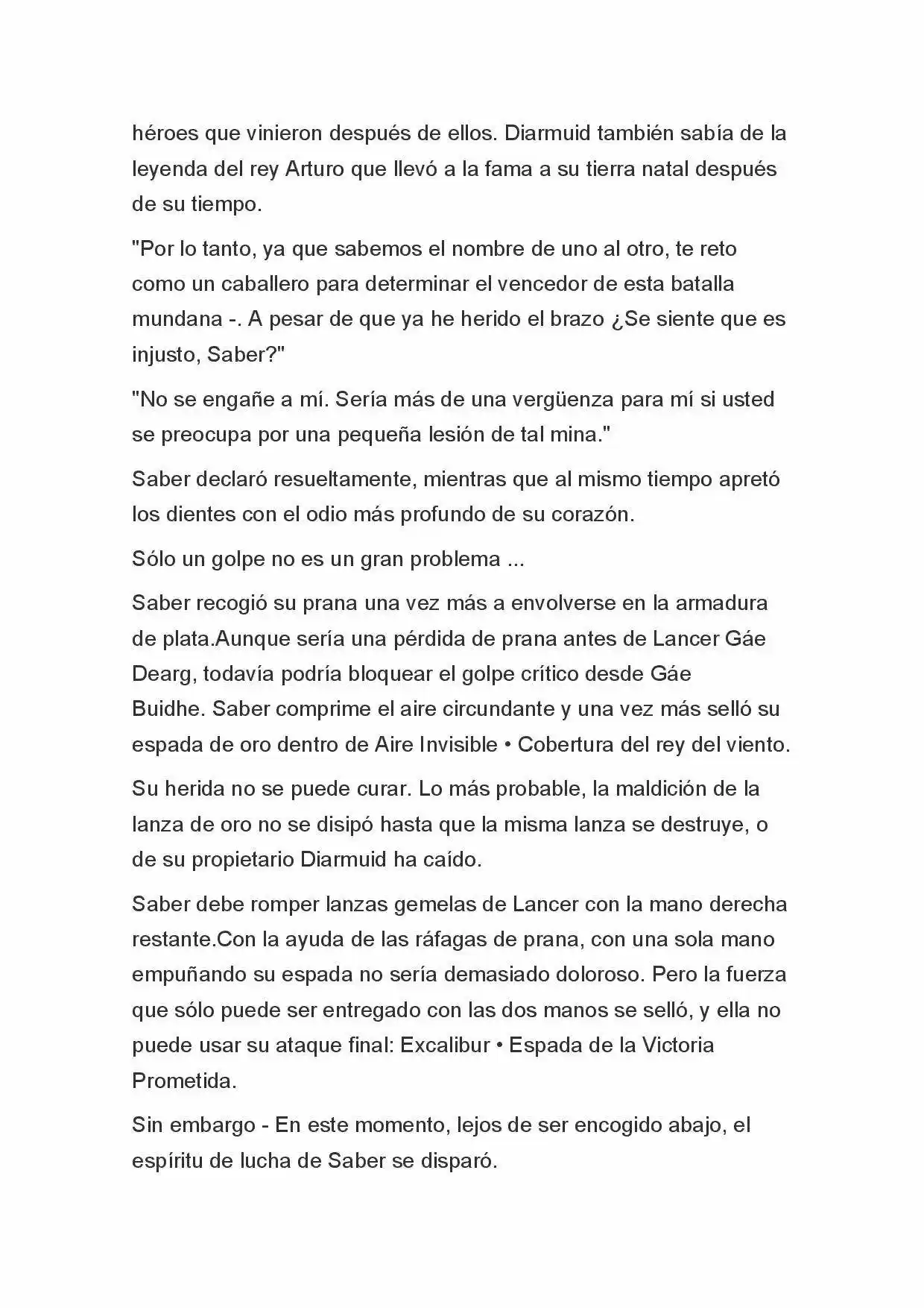Fate Zero Novela capítulo 18 página 8