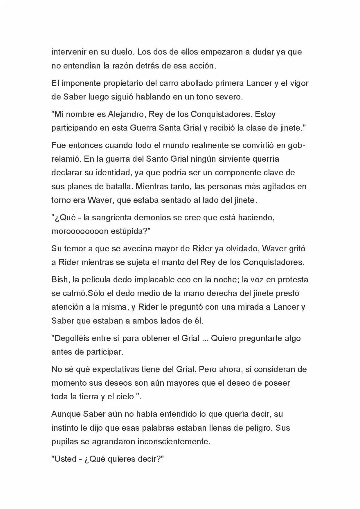 Fate Zero Novela capítulo 18 página 12