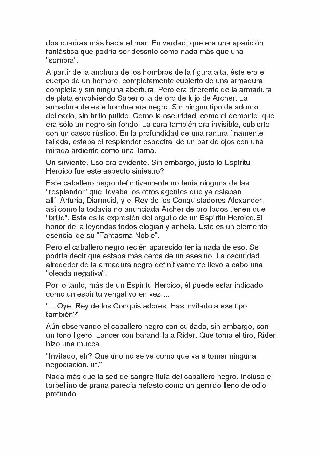 Fate Zero Novela capítulo 19 página 4