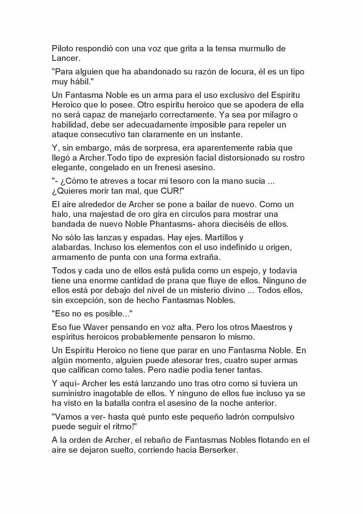 Fate Zero Novela capítulo 19 página 8