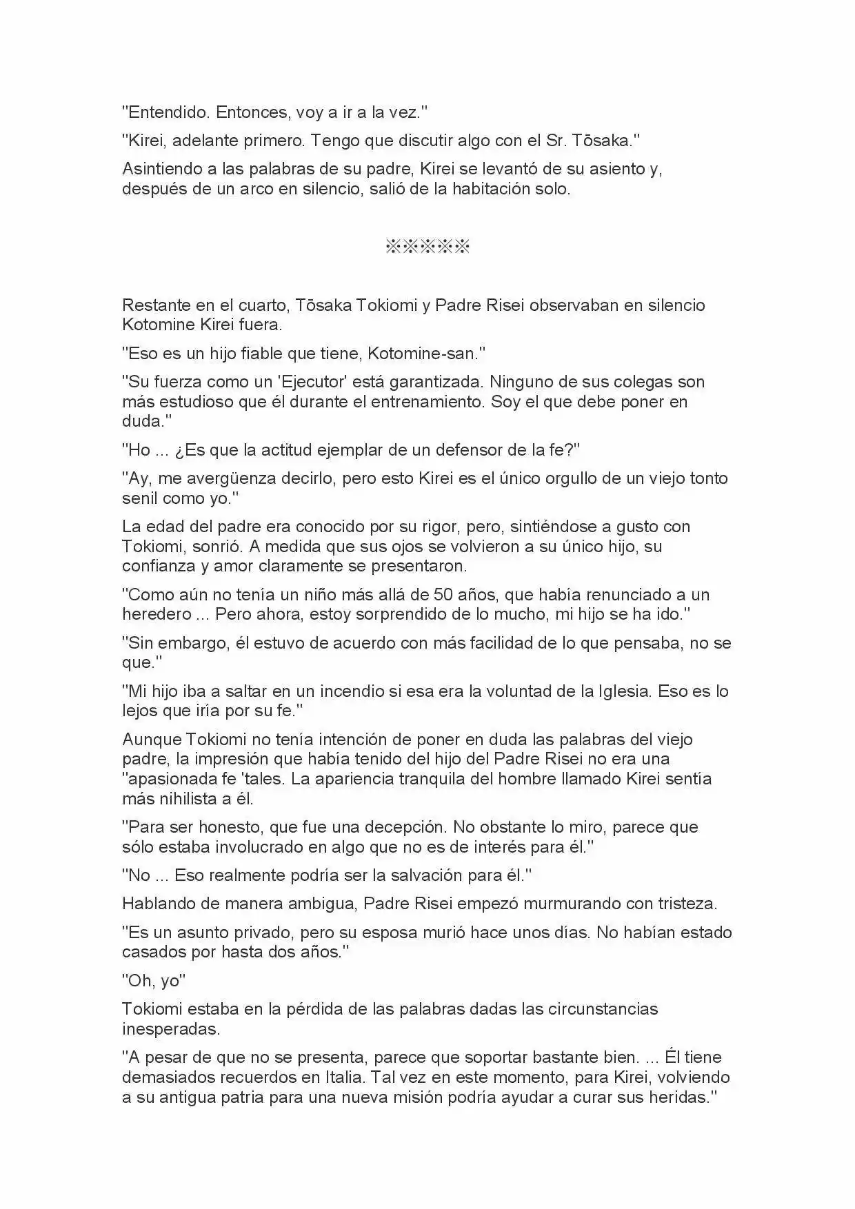 Fate Zero Novela capítulo 2 página 8