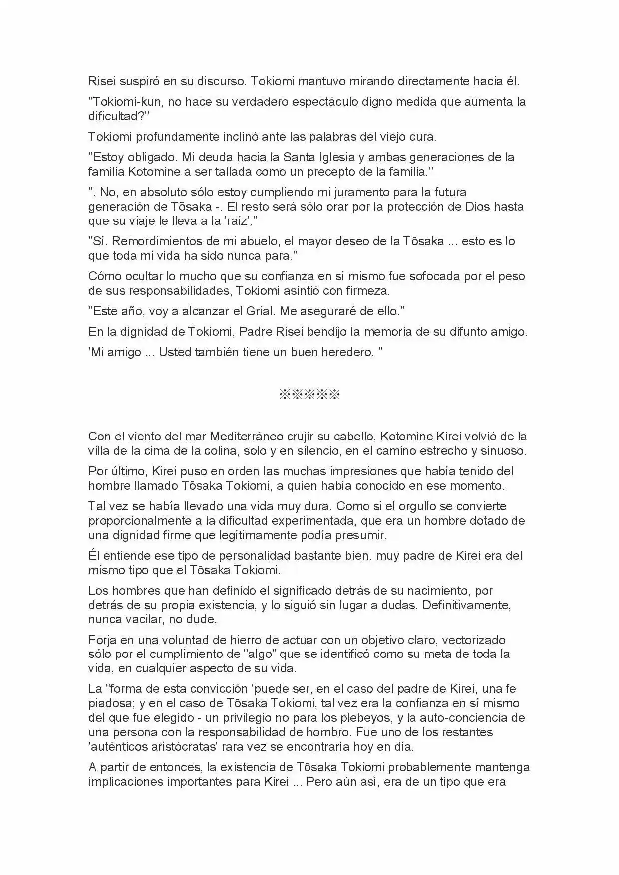 Fate Zero Novela capítulo 2 página 9
