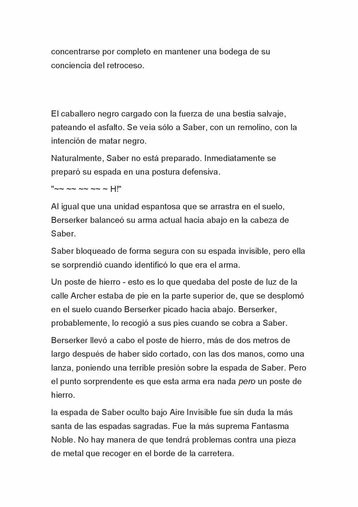 Fate Zero Novela capítulo 20 página 4