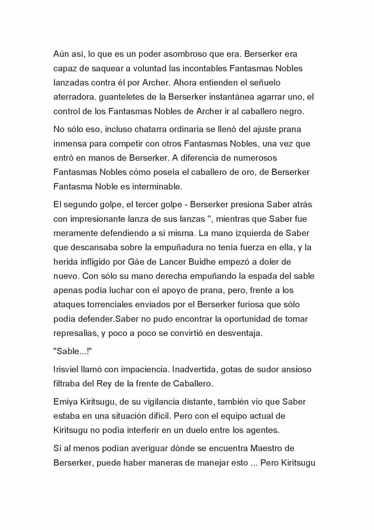Fate Zero Novela capítulo 20 página 6