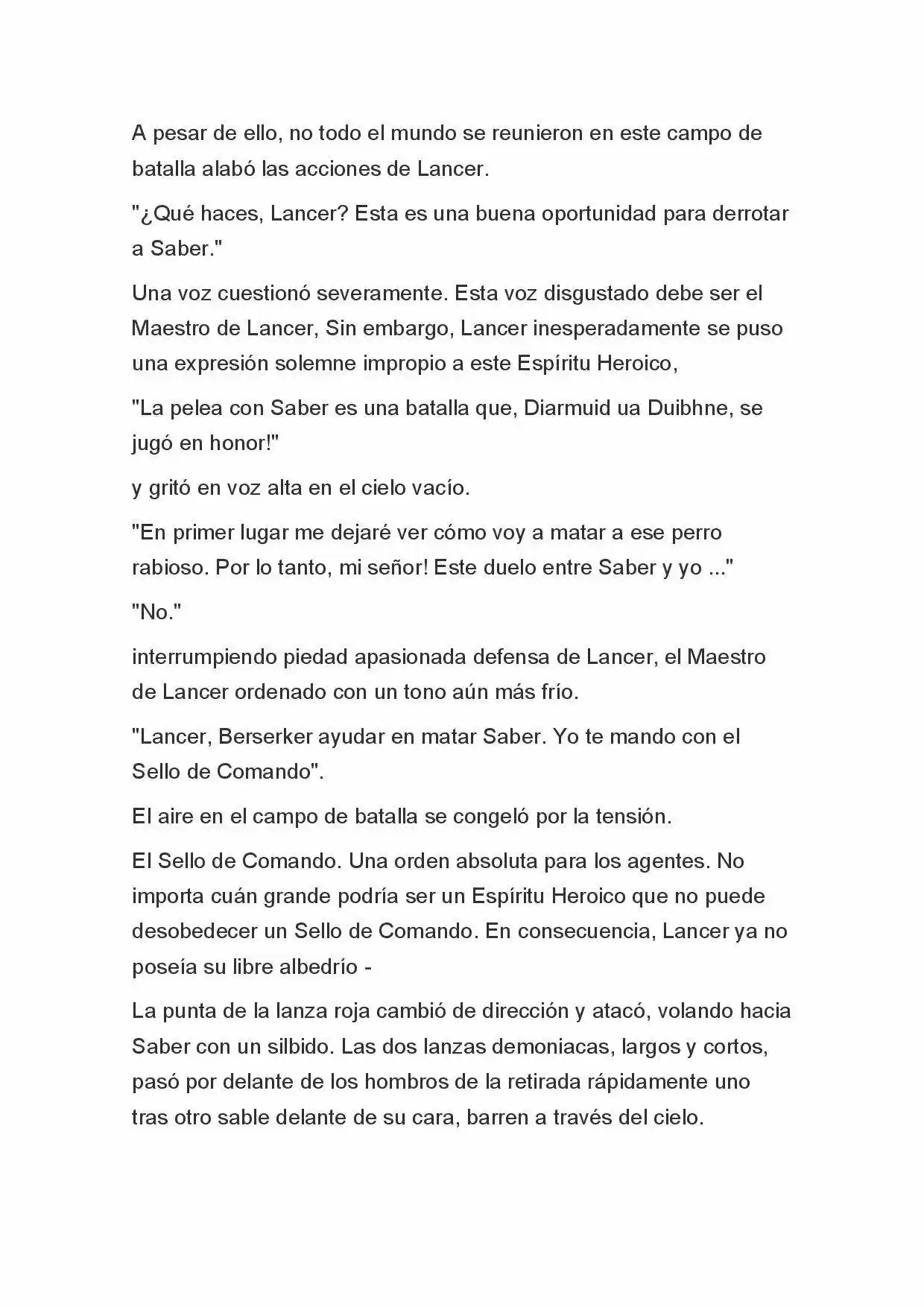 Fate Zero Novela capítulo 20 página 10