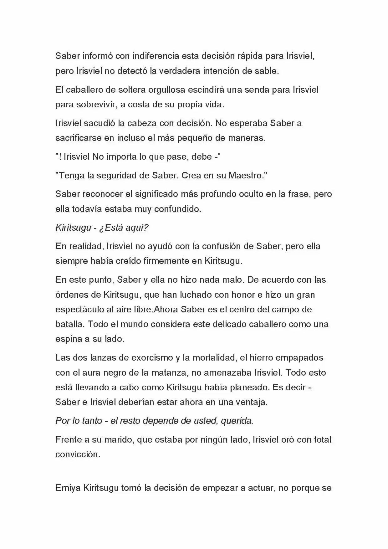 Fate Zero Novela capítulo 20 página 13