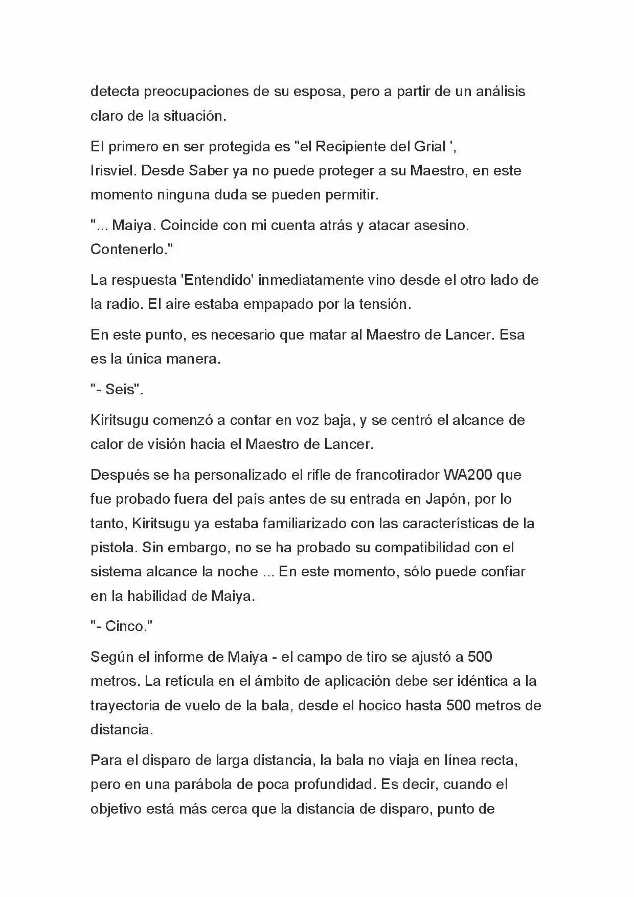 Fate Zero Novela capítulo 20 página 14