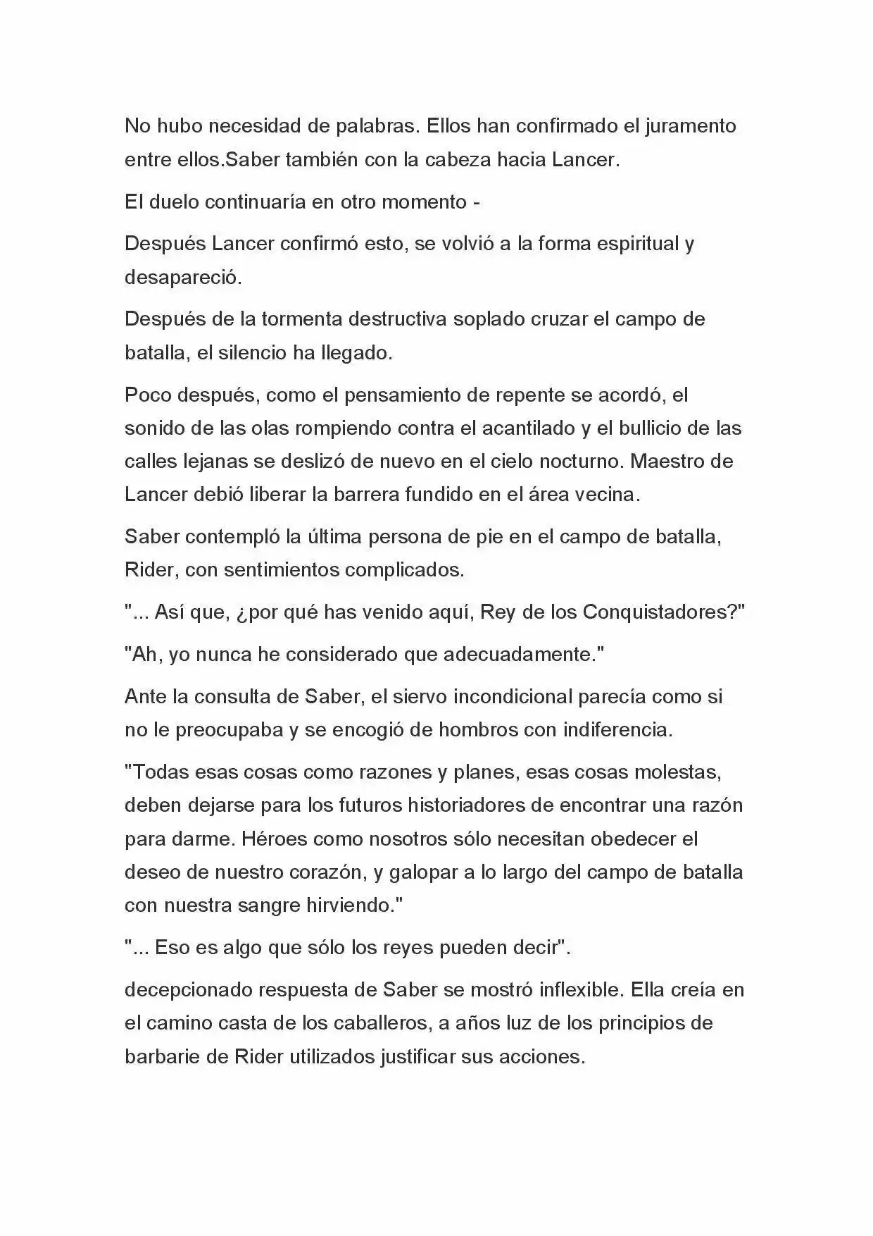 Fate Zero Novela capítulo 20 página 19