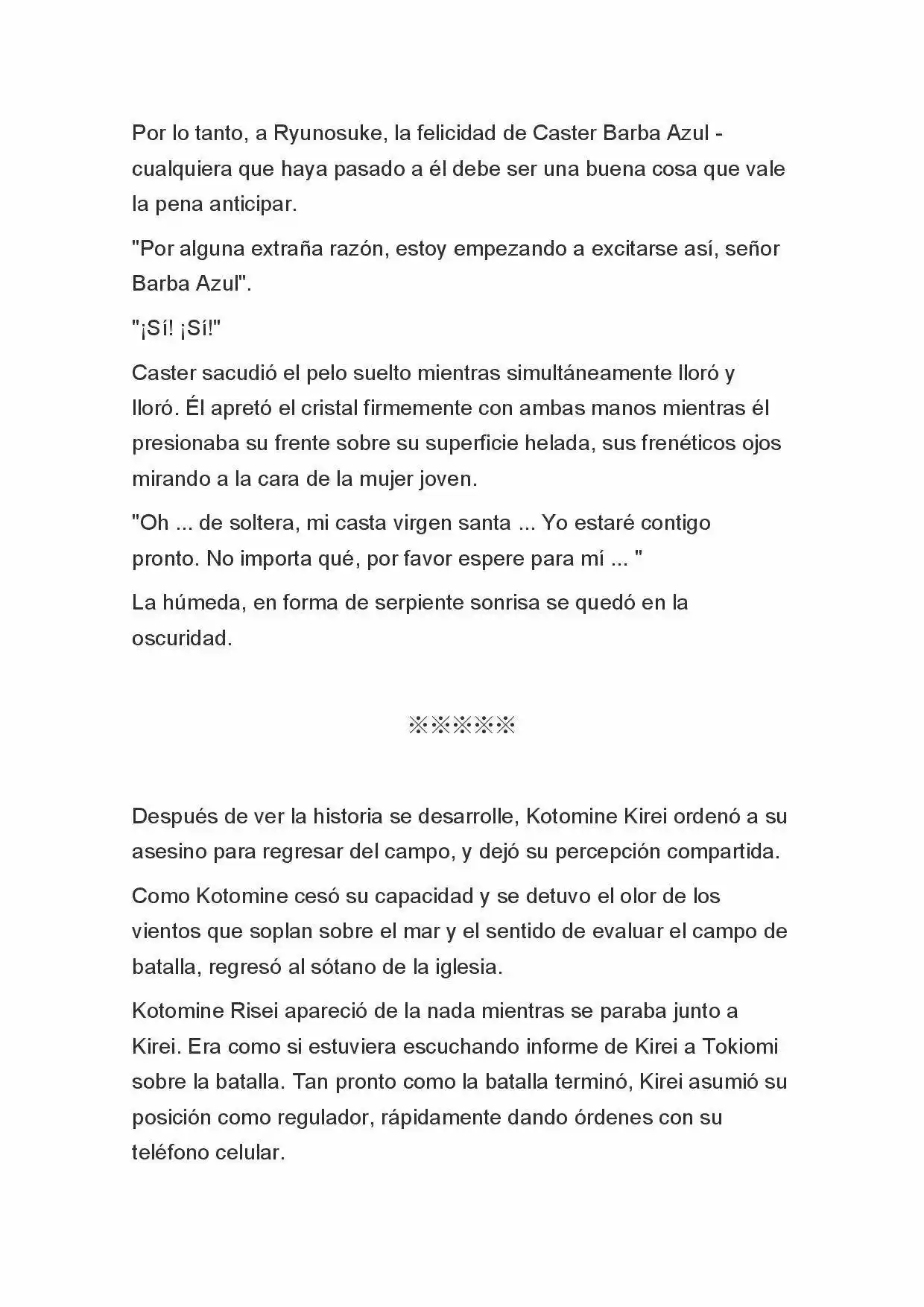 Fate Zero Novela capítulo 21 página 5