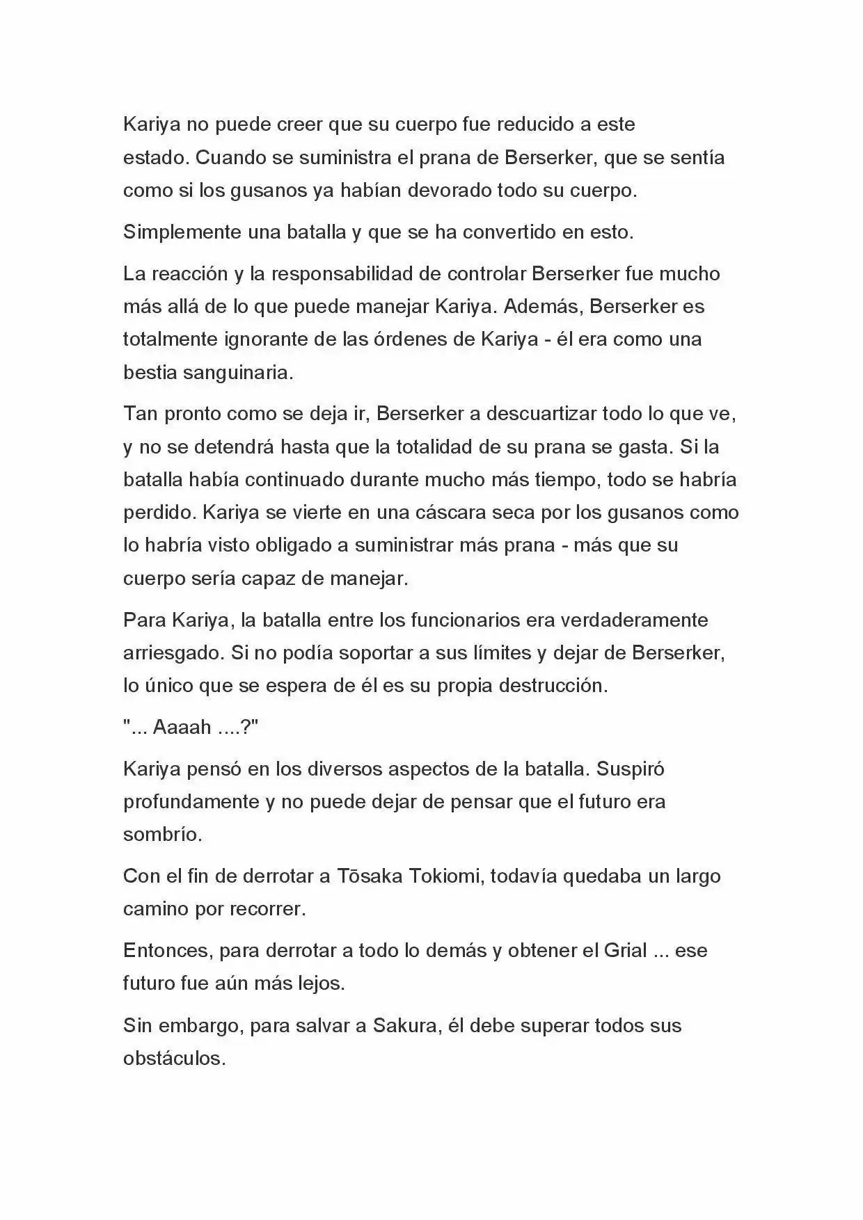 Fate Zero Novela capítulo 21 página 11