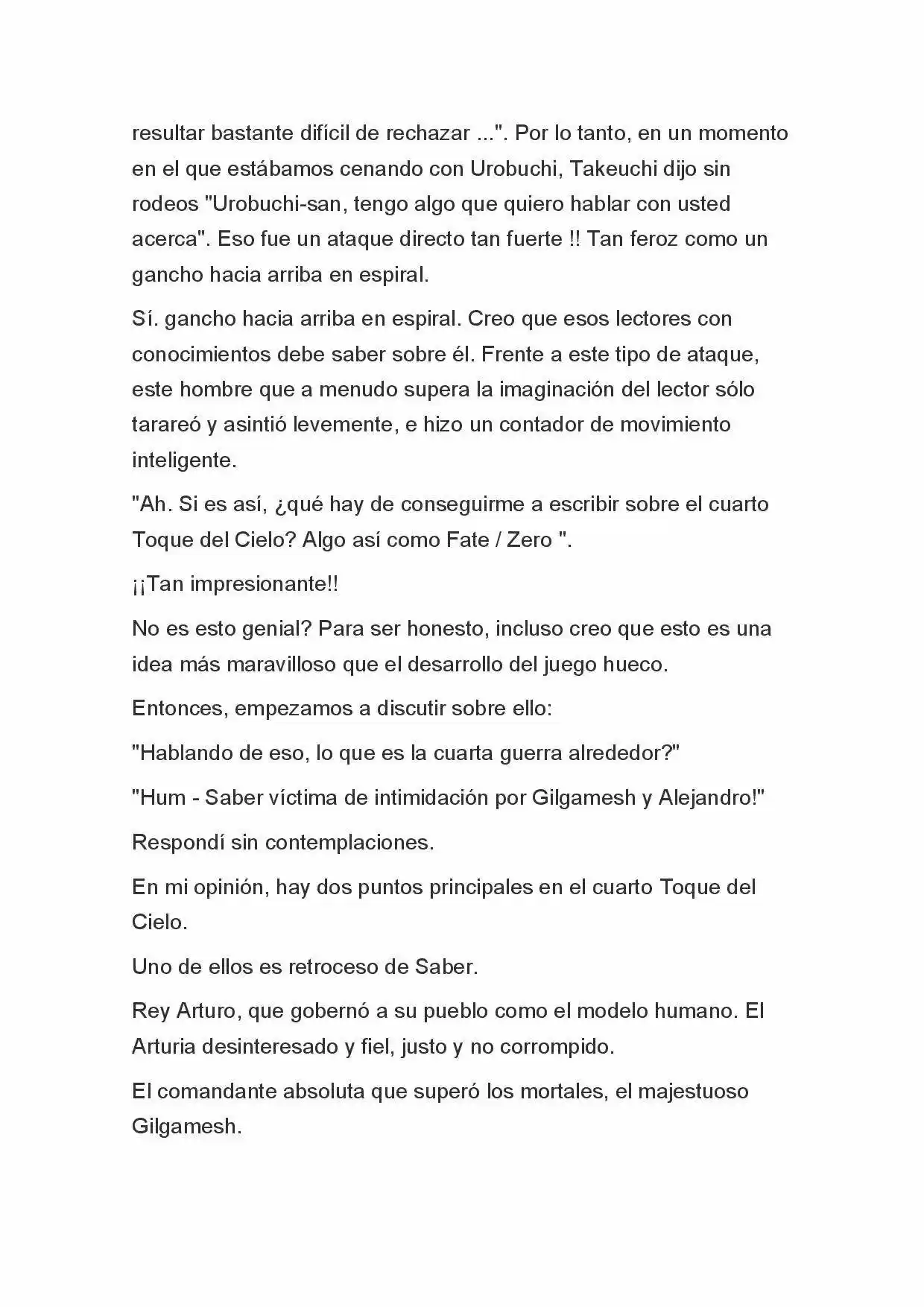 Fate Zero Novela capítulo 23 página 6