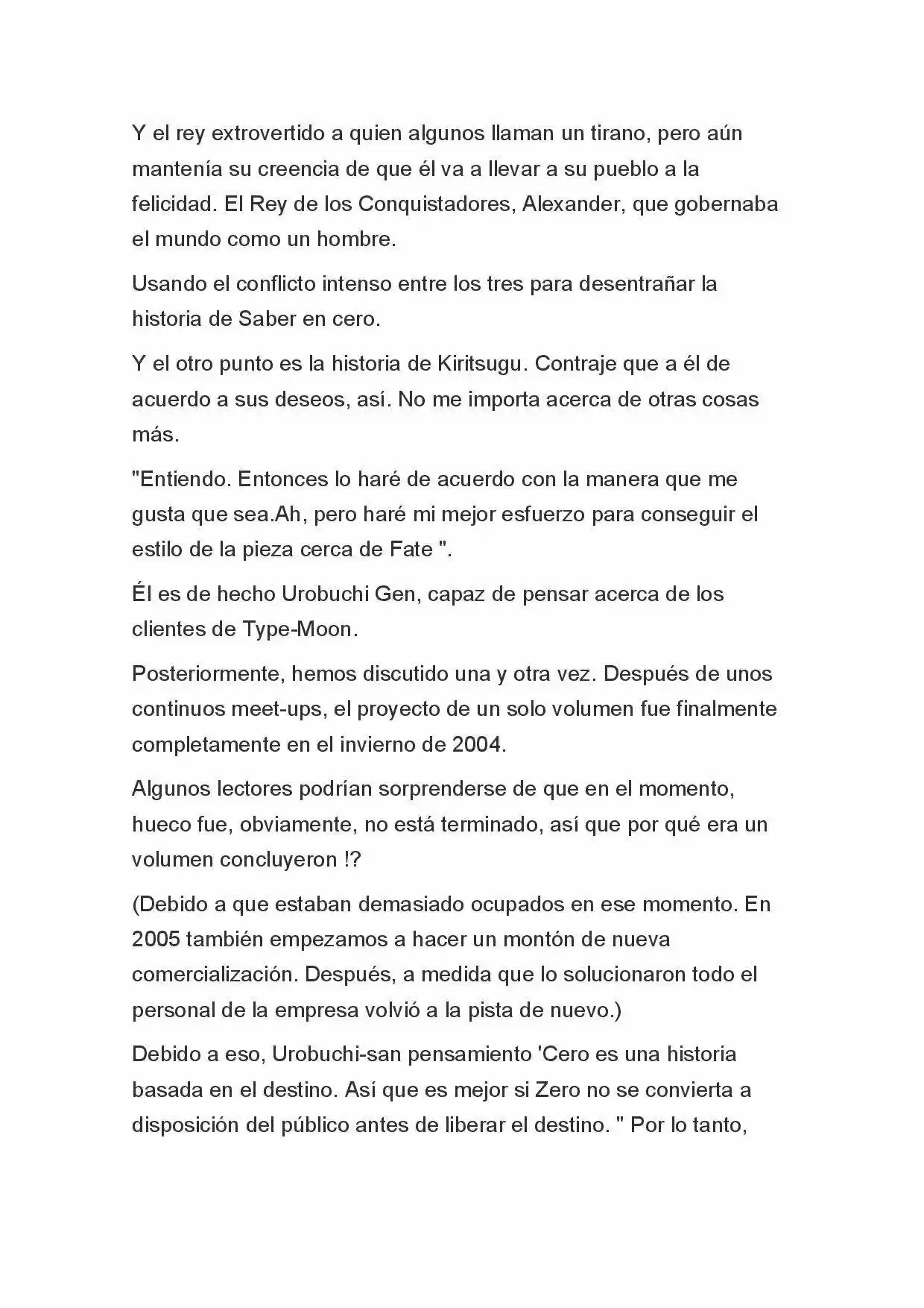 Fate Zero Novela capítulo 23 página 7