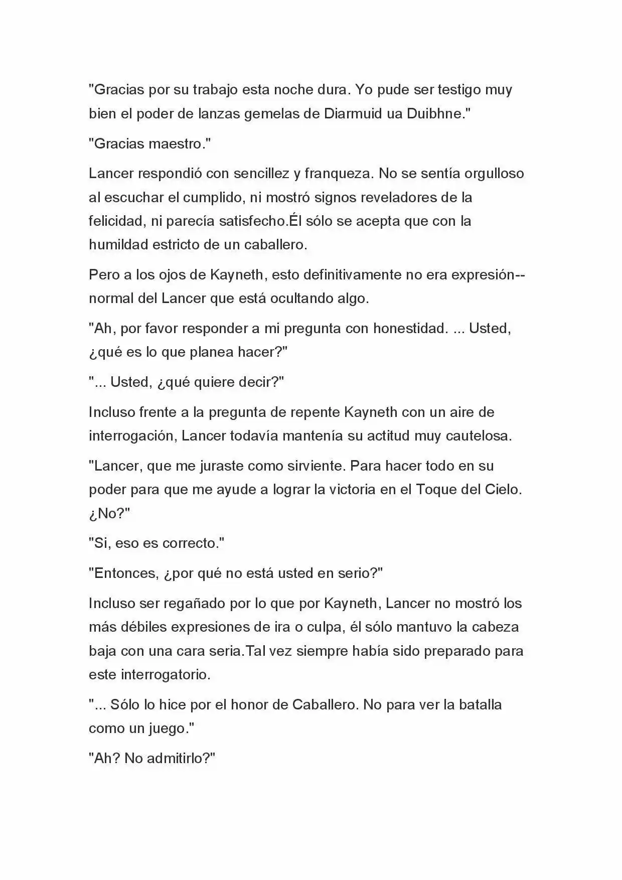 Fate Zero Novela capítulo 25 página 6