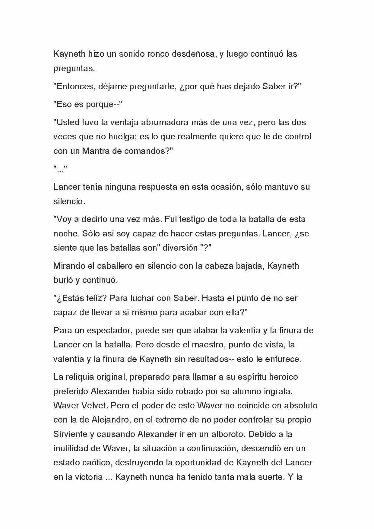 Fate Zero Novela capítulo 25 página 7