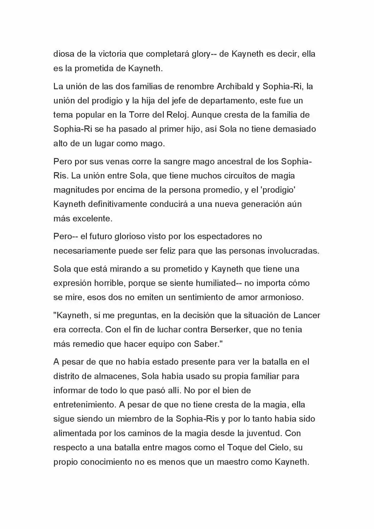Fate Zero Novela capítulo 25 página 10