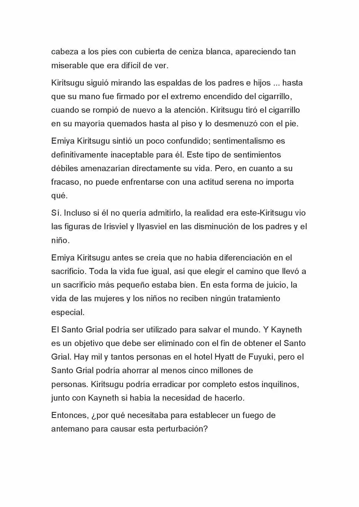 Fate Zero Novela capítulo 25 página 23