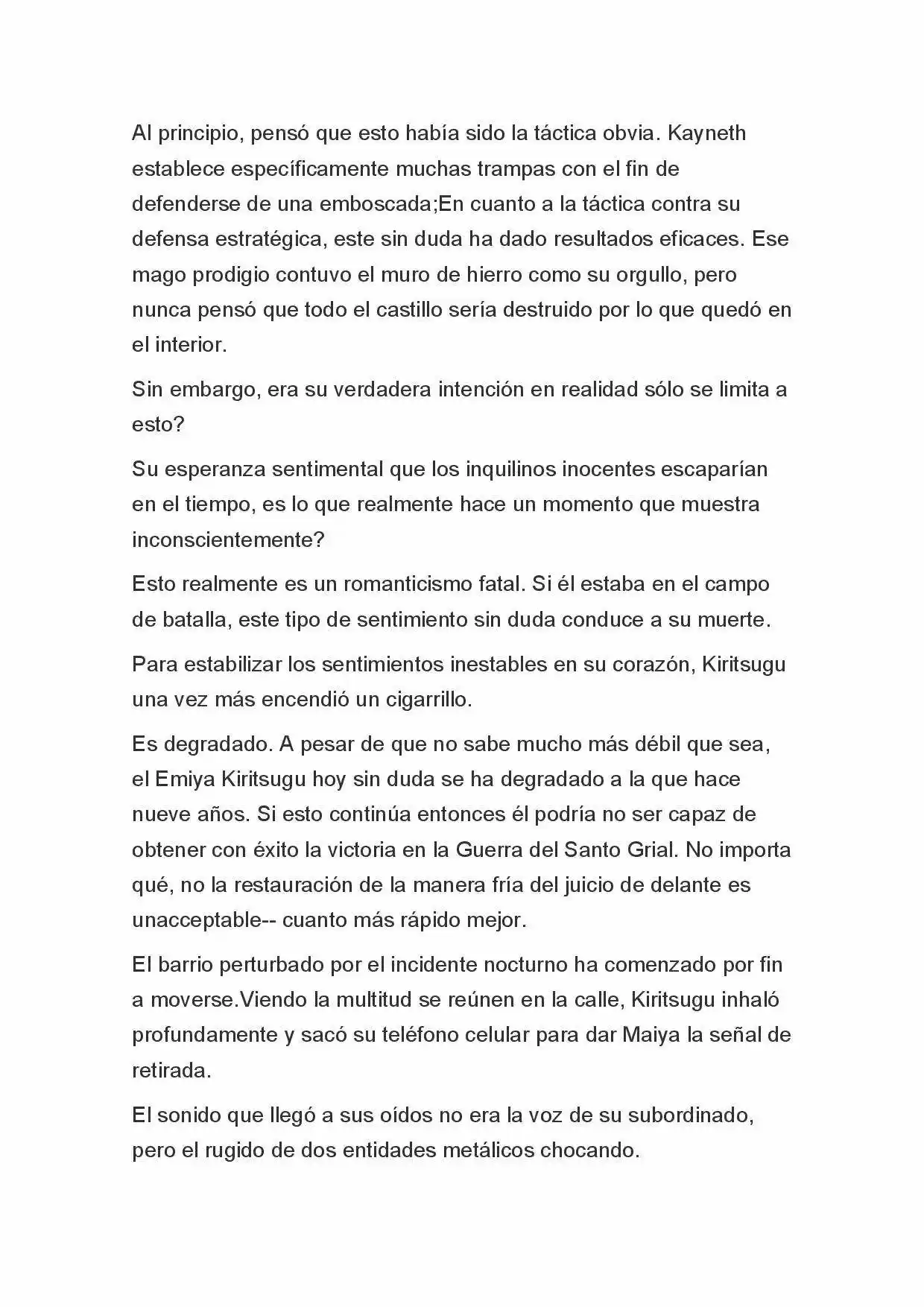 Fate Zero Novela capítulo 25 página 24
