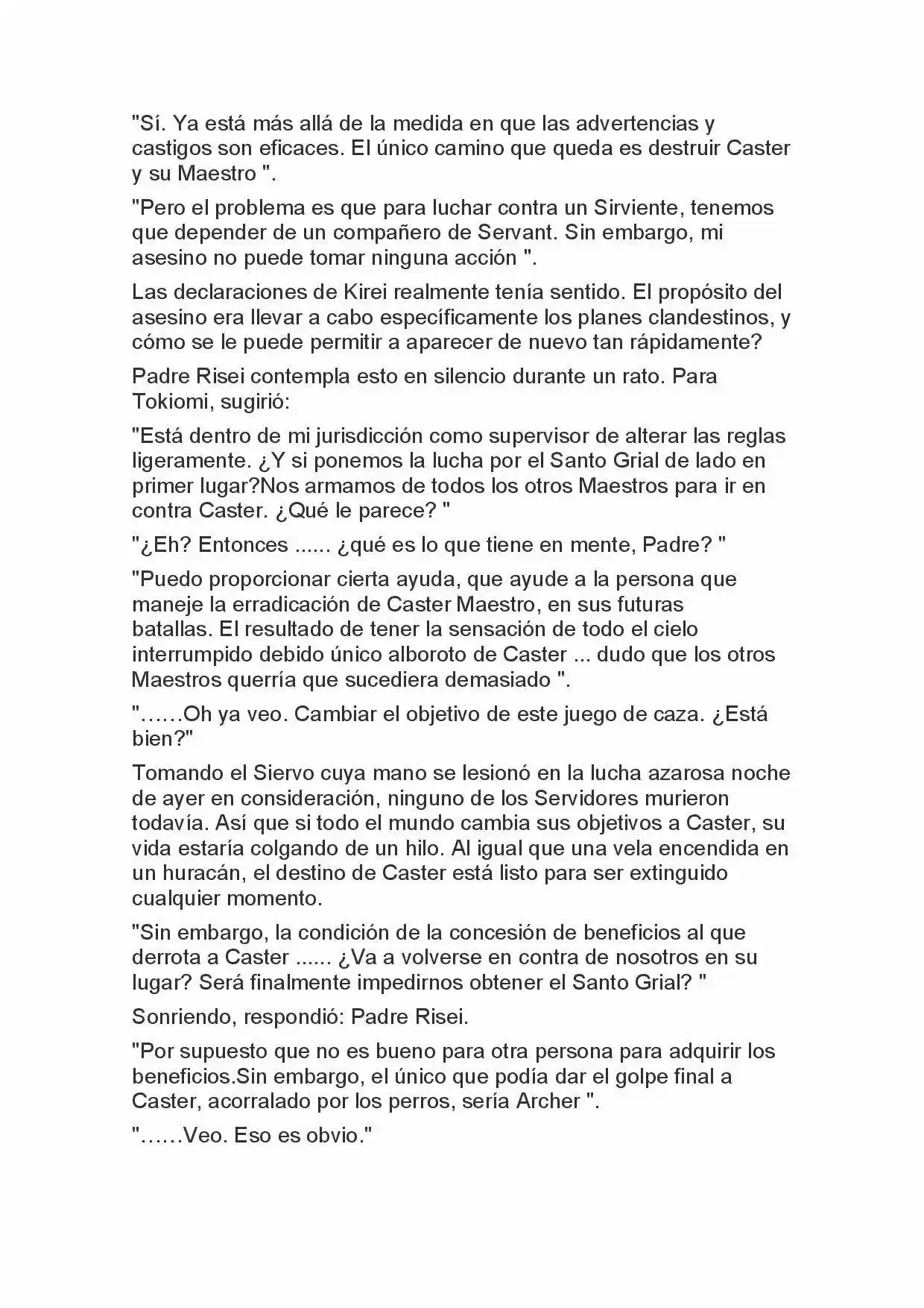 Fate Zero Novela capítulo 26 página 5
