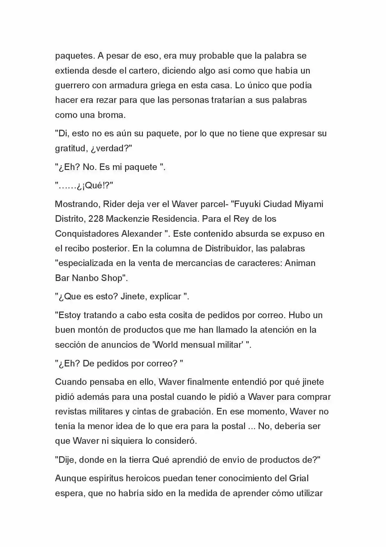 Fate Zero Novela capítulo 27 página 9