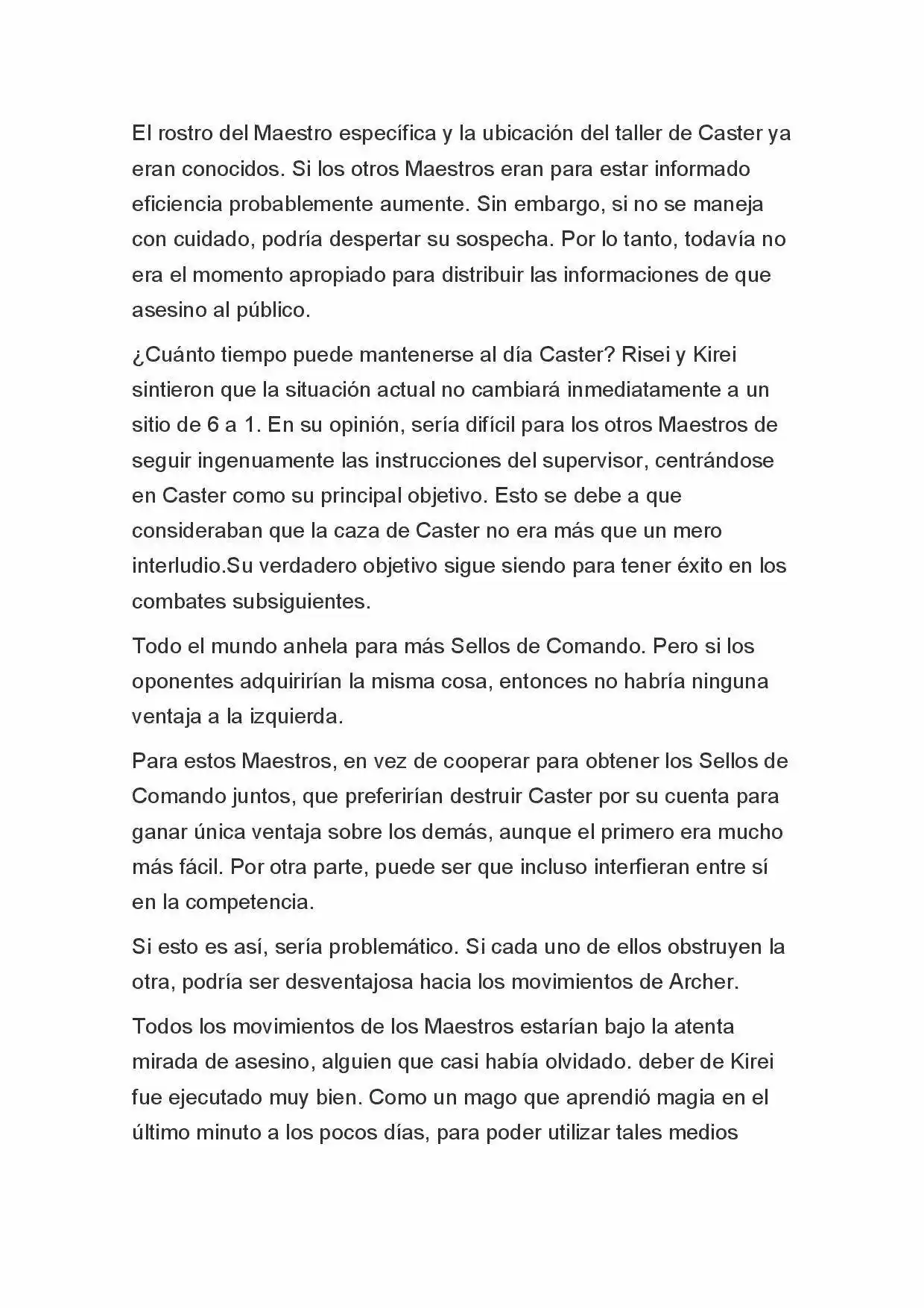Fate Zero Novela capítulo 28 página 5