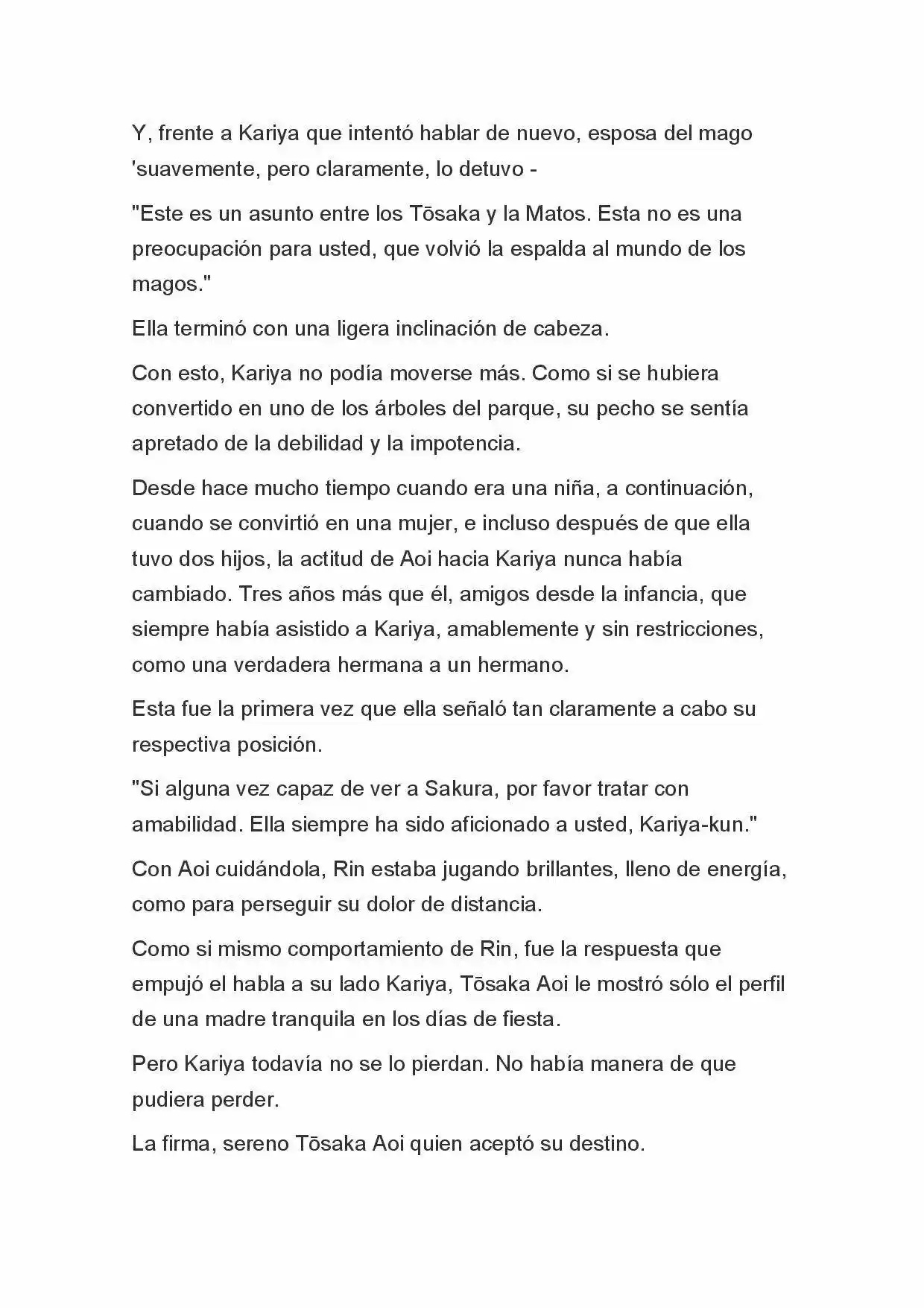 Fate Zero Novela capítulo 3 página 5