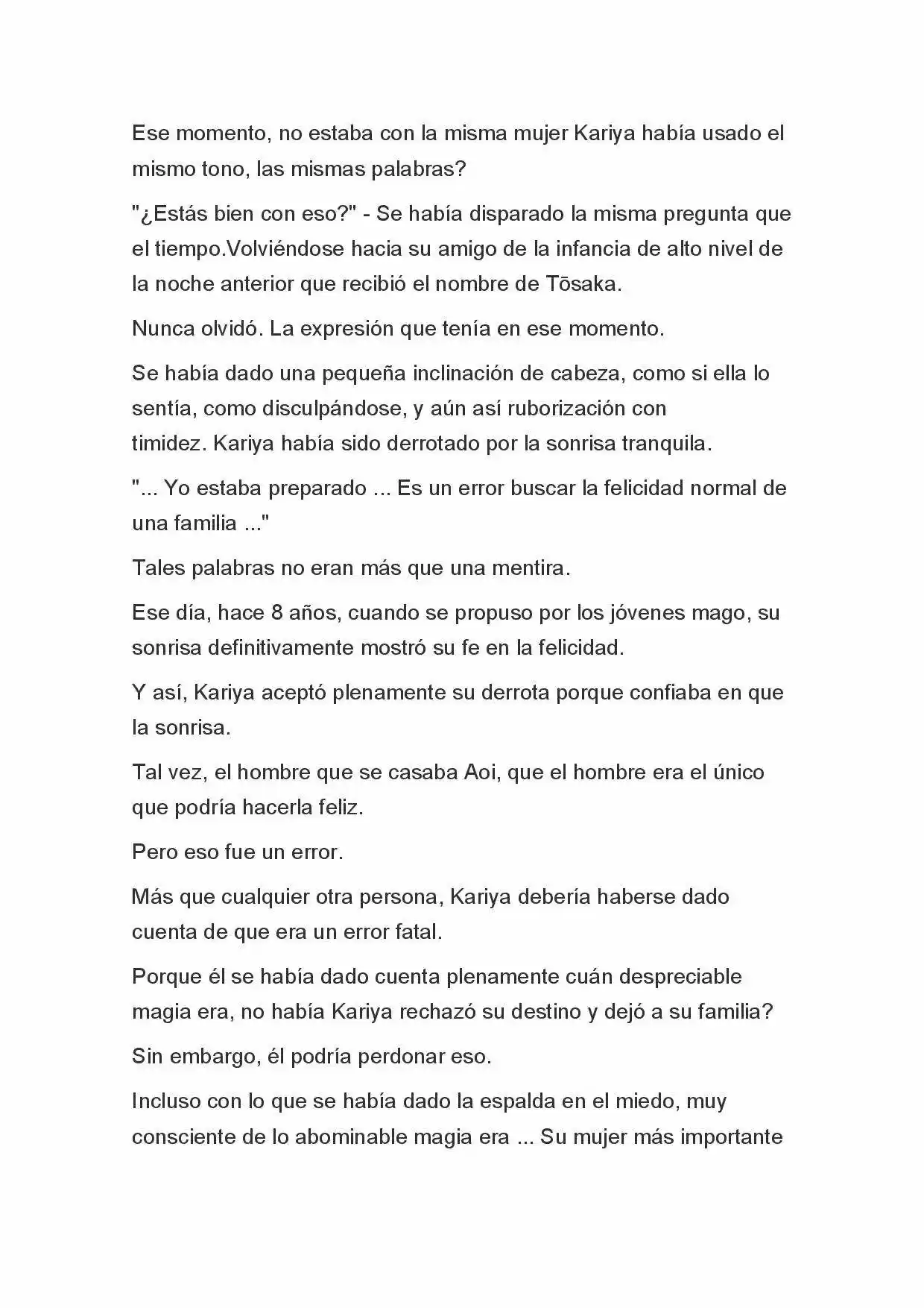 Fate Zero Novela capítulo 3 página 7