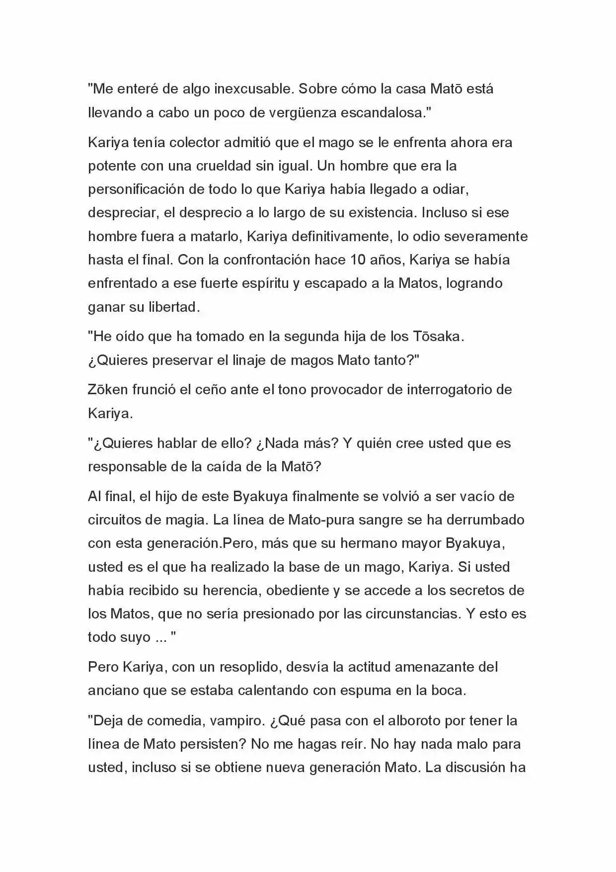 Fate Zero Novela capítulo 3 página 10