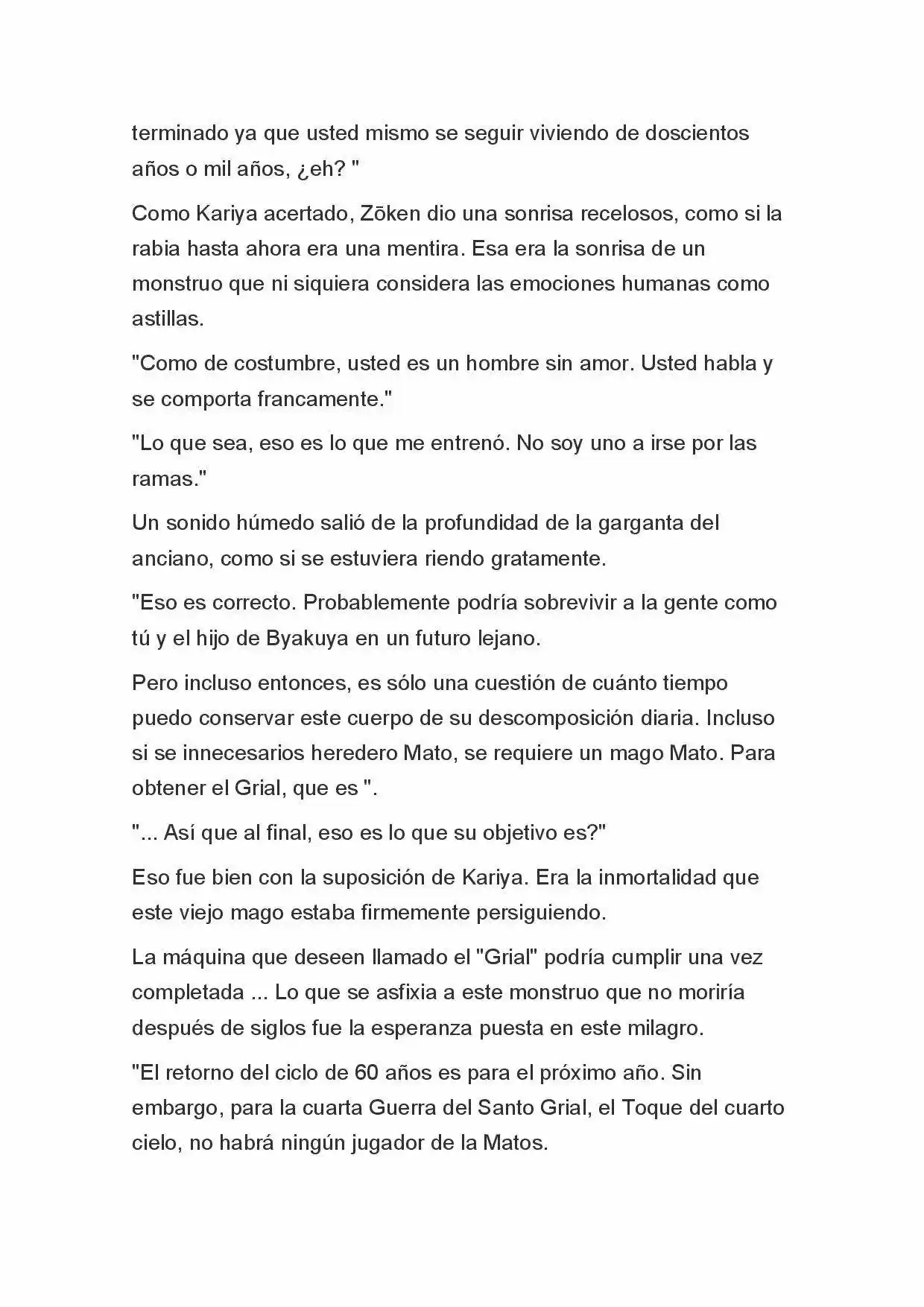 Fate Zero Novela capítulo 3 página 11